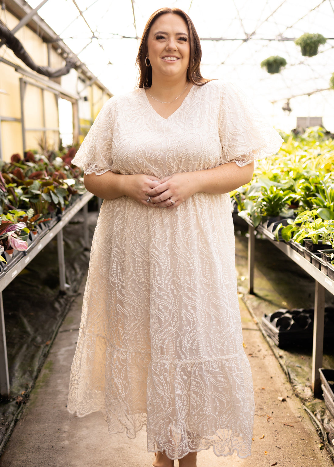 Amberly Cream Dress