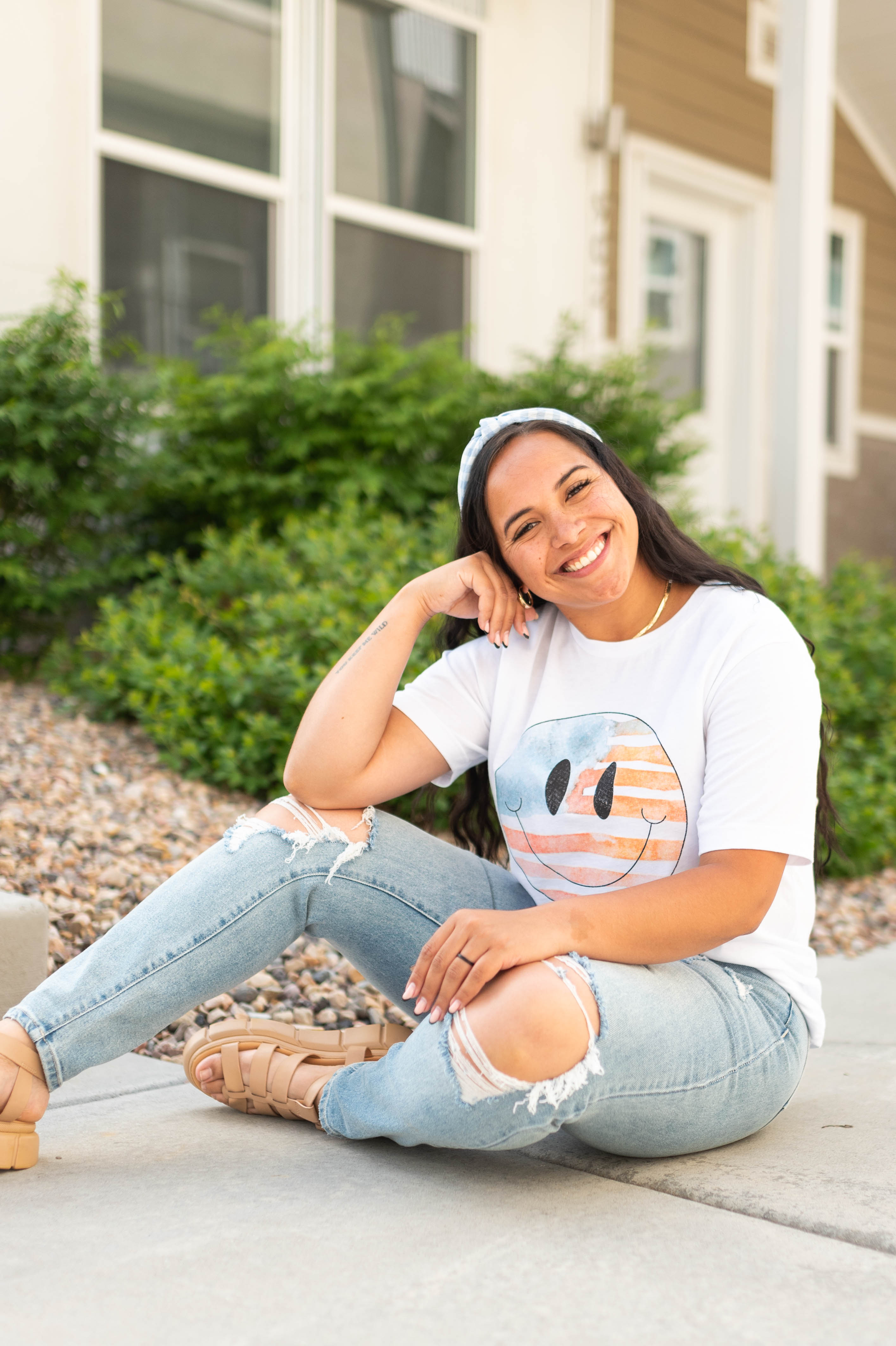 American Dreaming White Tee