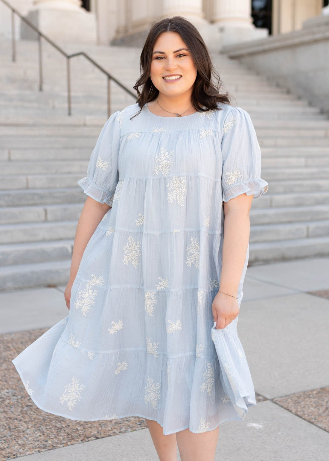 Amiri Soft Blue Dress