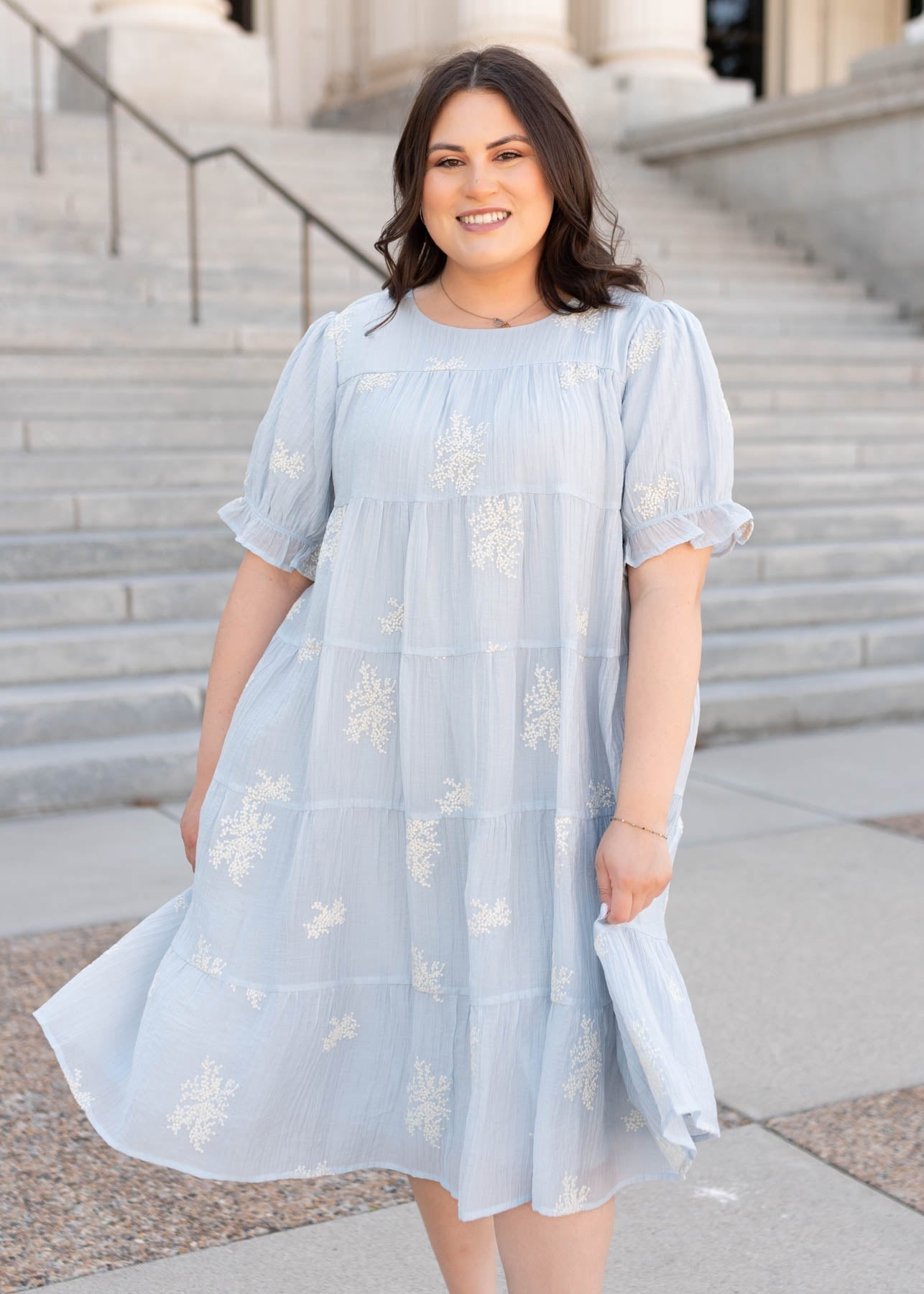 Amiri Soft Blue Dress