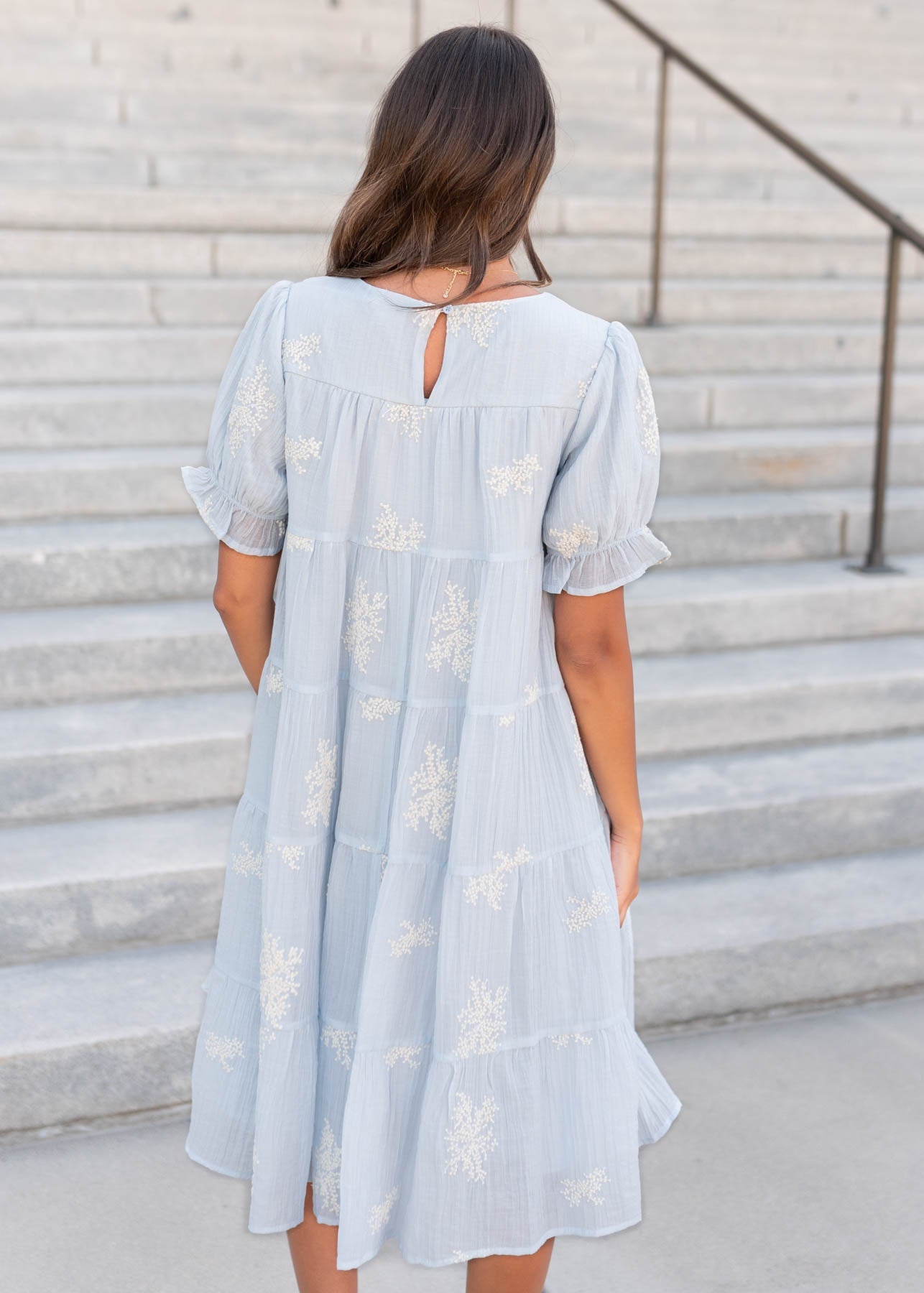 Amiri Soft Blue Dress