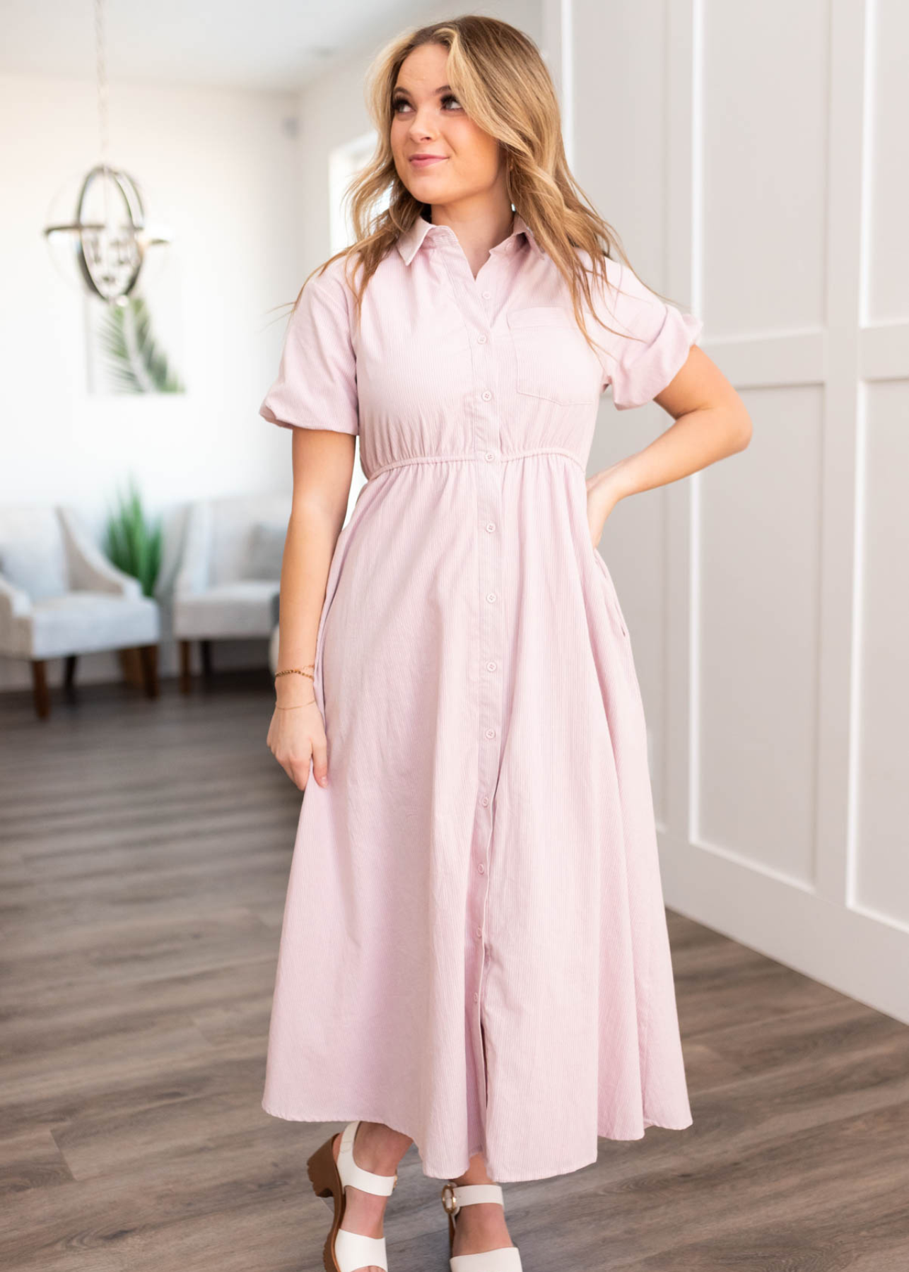 Annalyse Lavender Dress