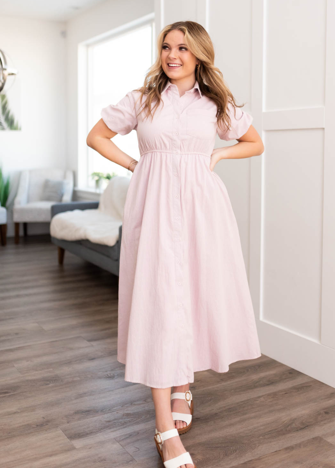 Annalyse Lavender Dress