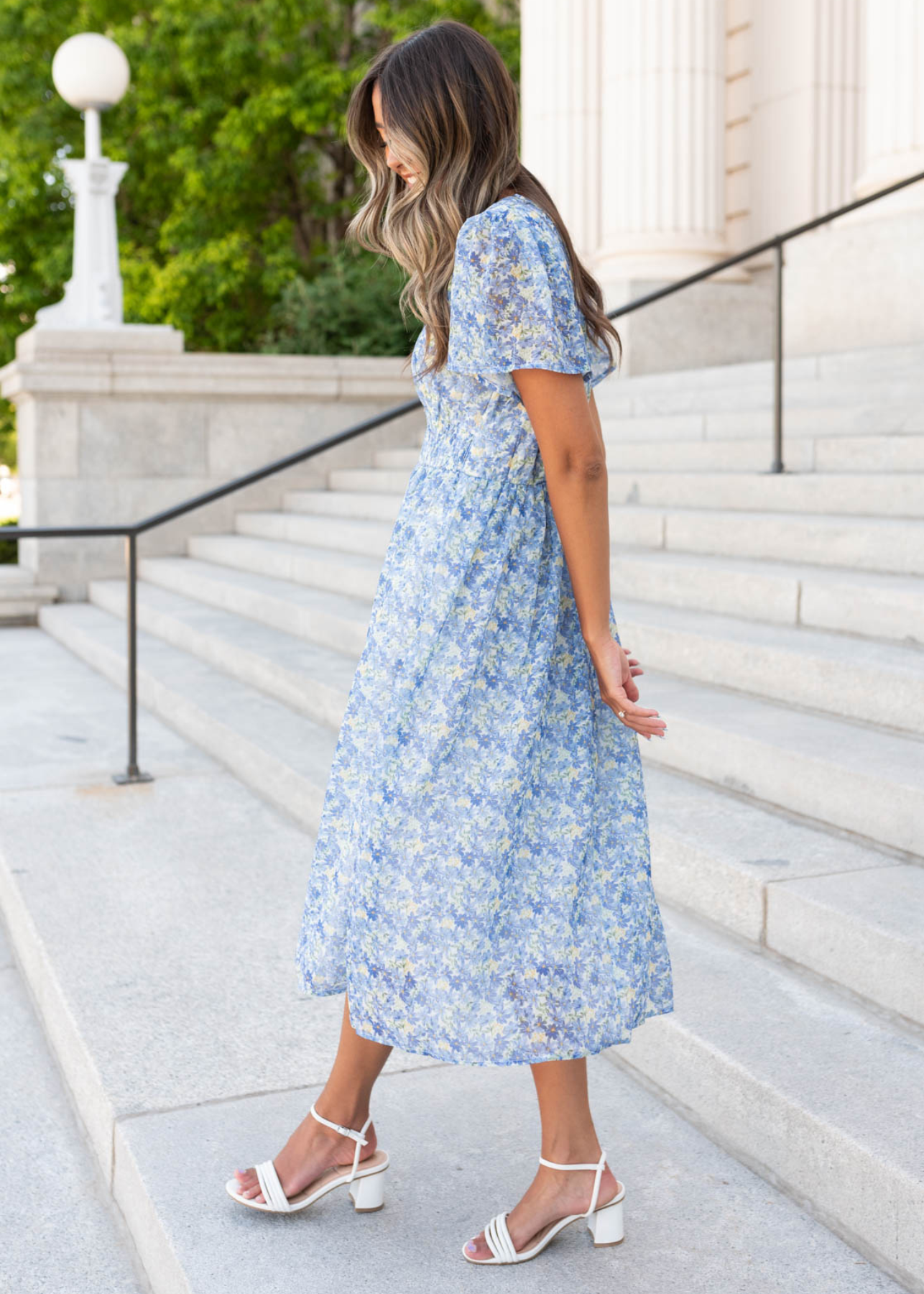 Annamarie Blue Floral Dress