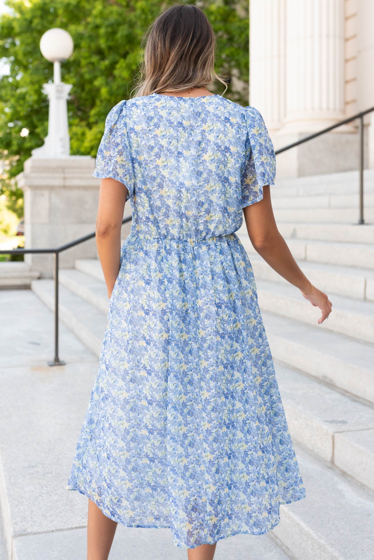 Annamarie Blue Floral Dress
