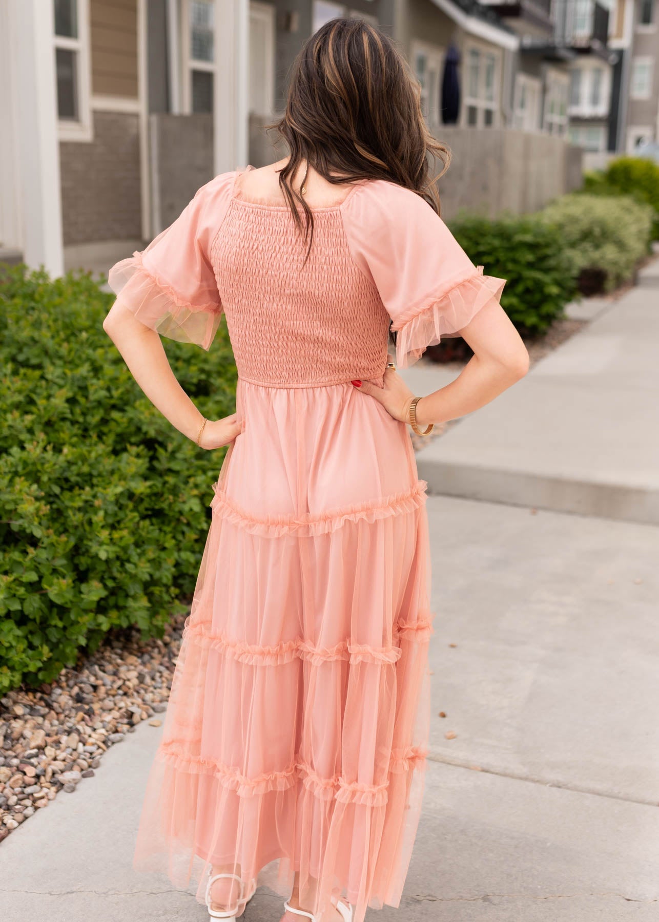 Anneli Dusty Coral Dress