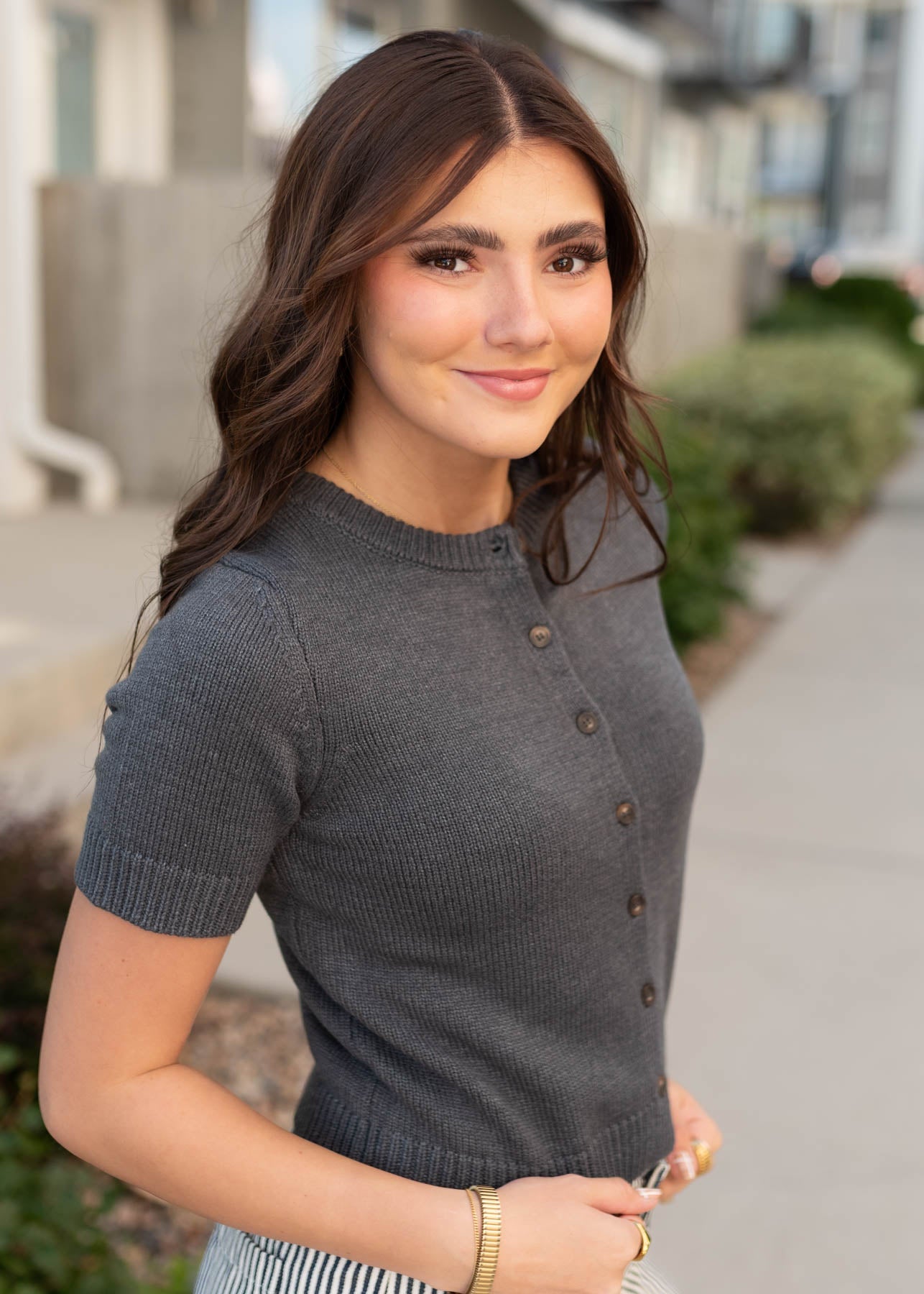 Annette Charcoal Sweater