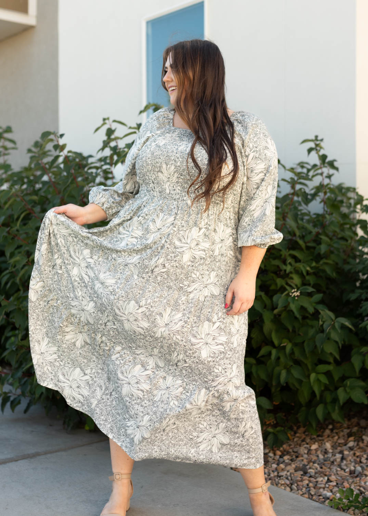 Annette Floral Dress