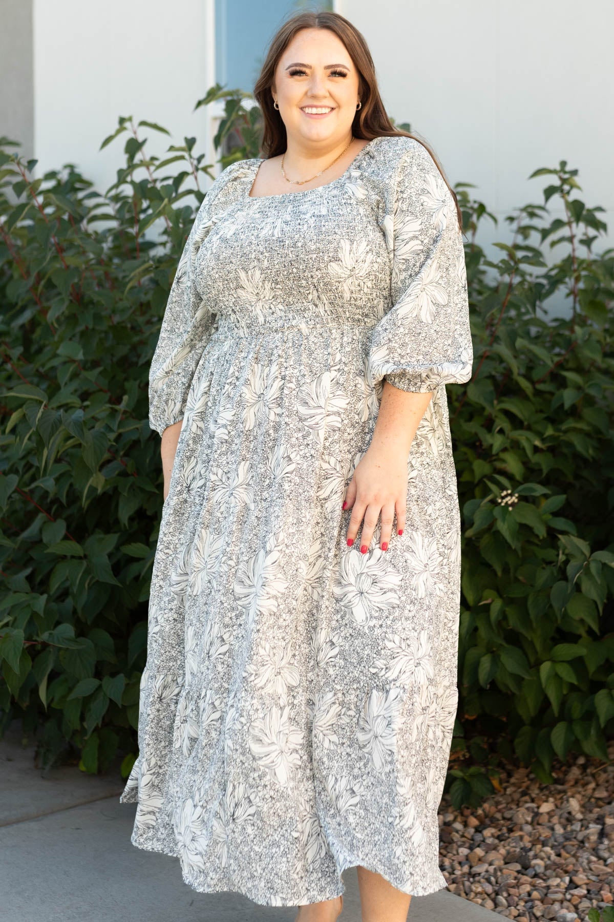 Annette Floral Dress