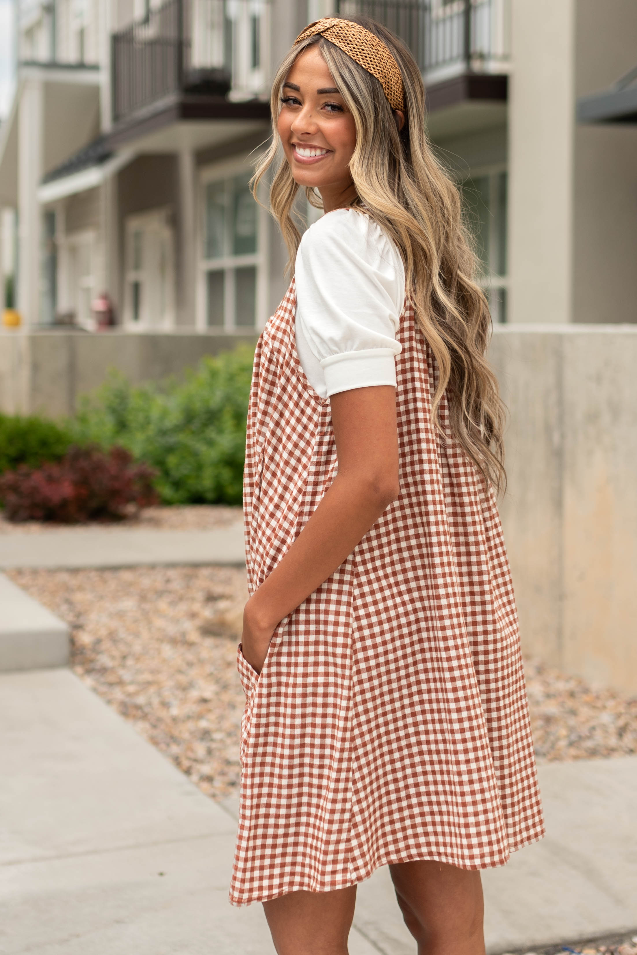 Arden Cinnamon Dress