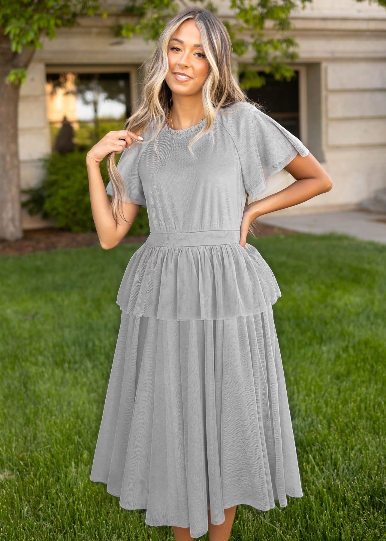 Ari Grey Dress