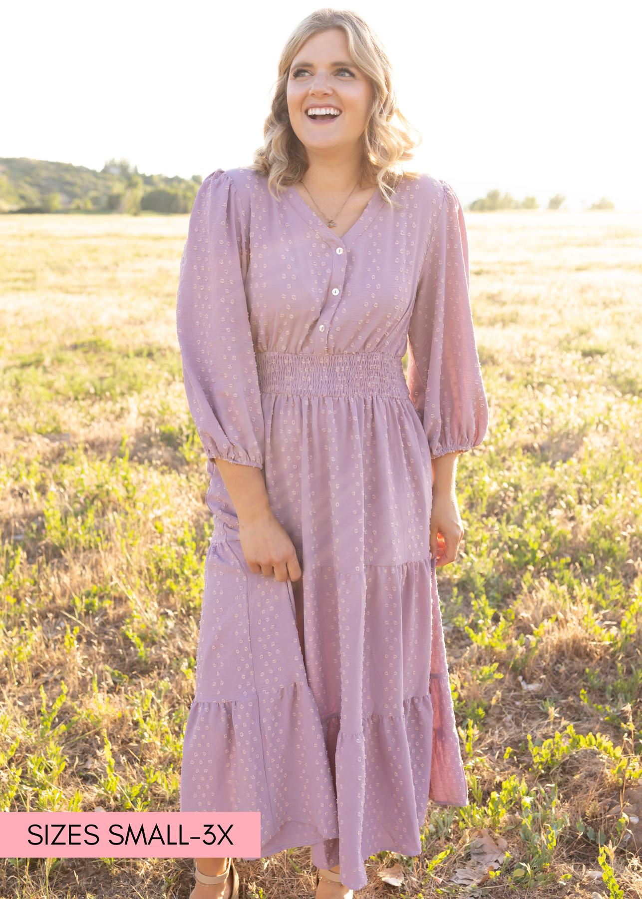 Arianna Lavender Dress