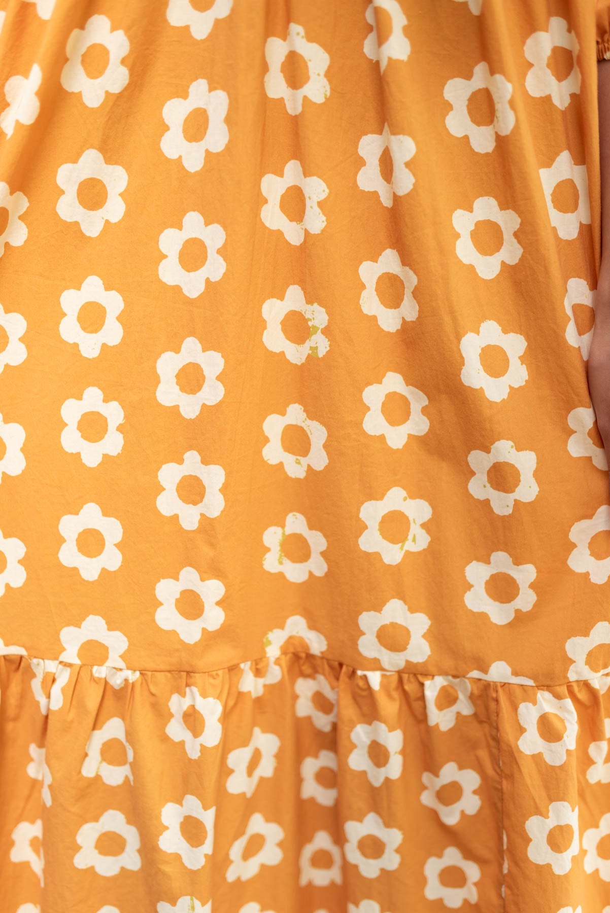 Ashlee Golden Floral Dress