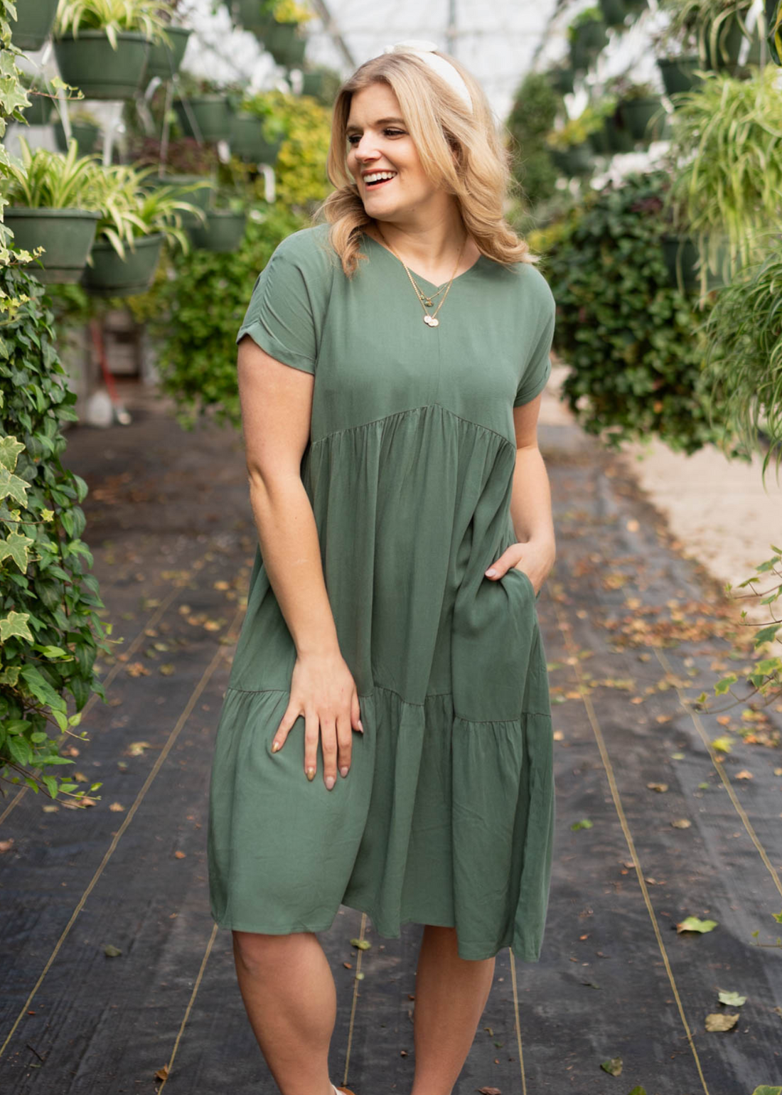 Ashlin Jade Tiered Dress