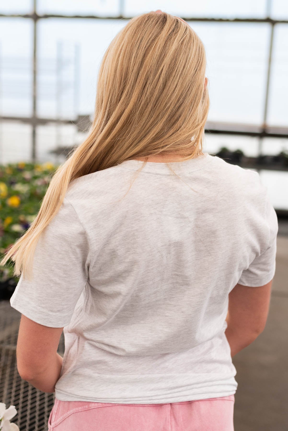 Aster Pink Wildflower Graphic T-Shirt
