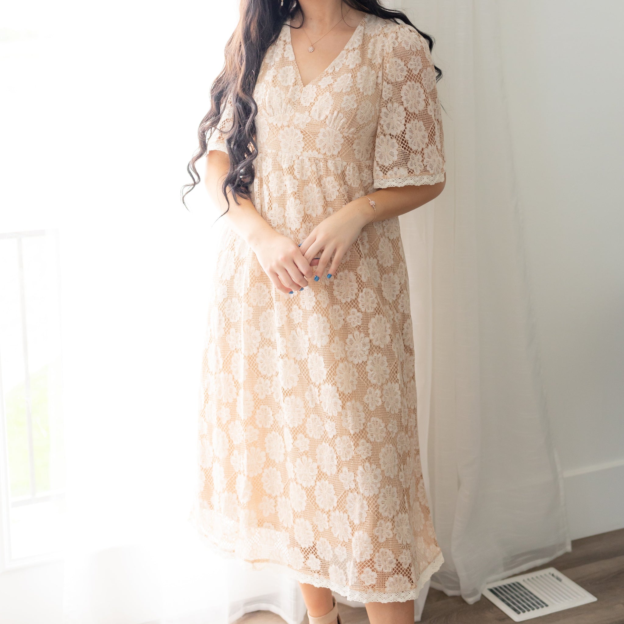 Augusta Champagne Dress