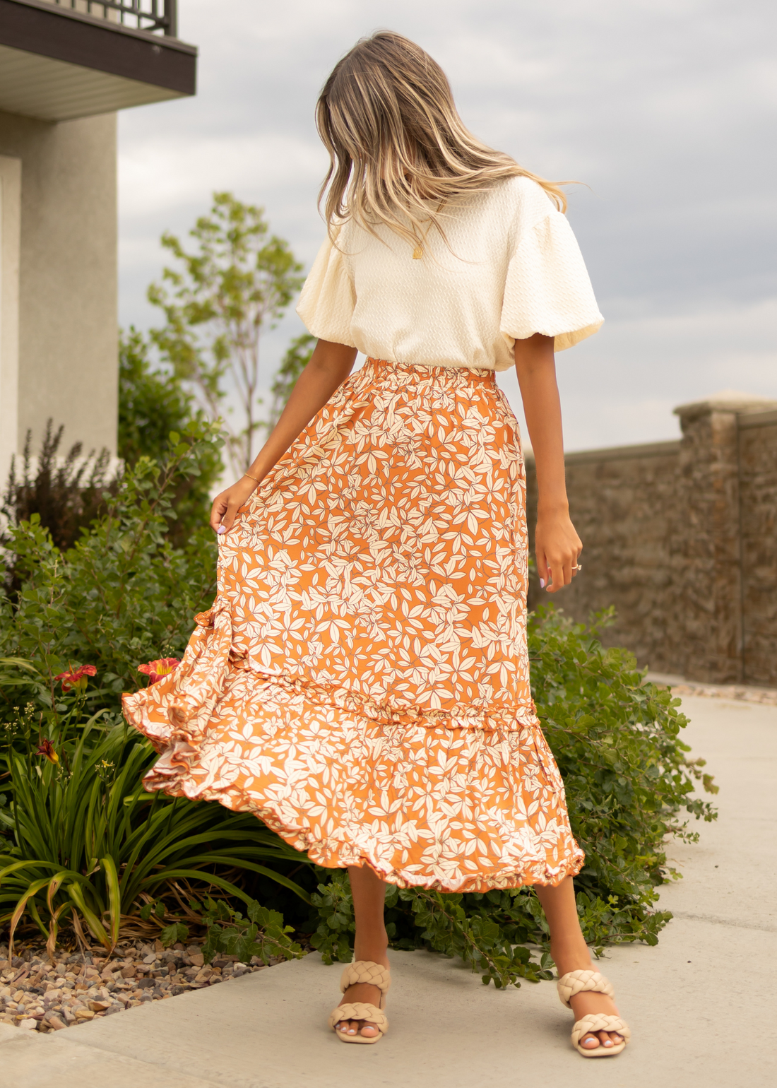 Aurora Cream Textured Top