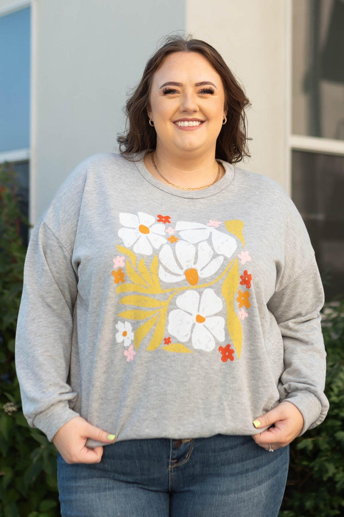 Avila Heather Grey Pullover