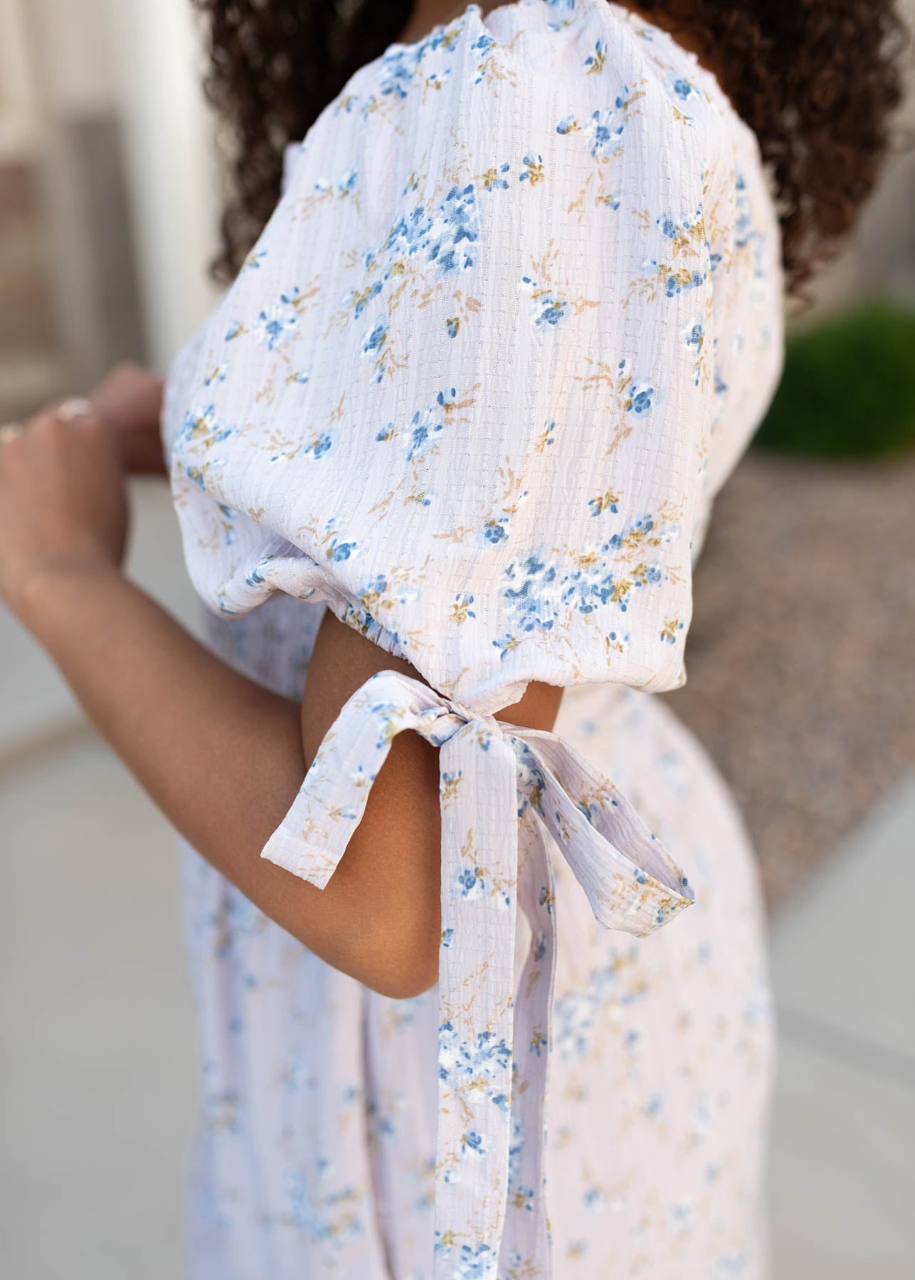 Azalea Lavender Floral Dress