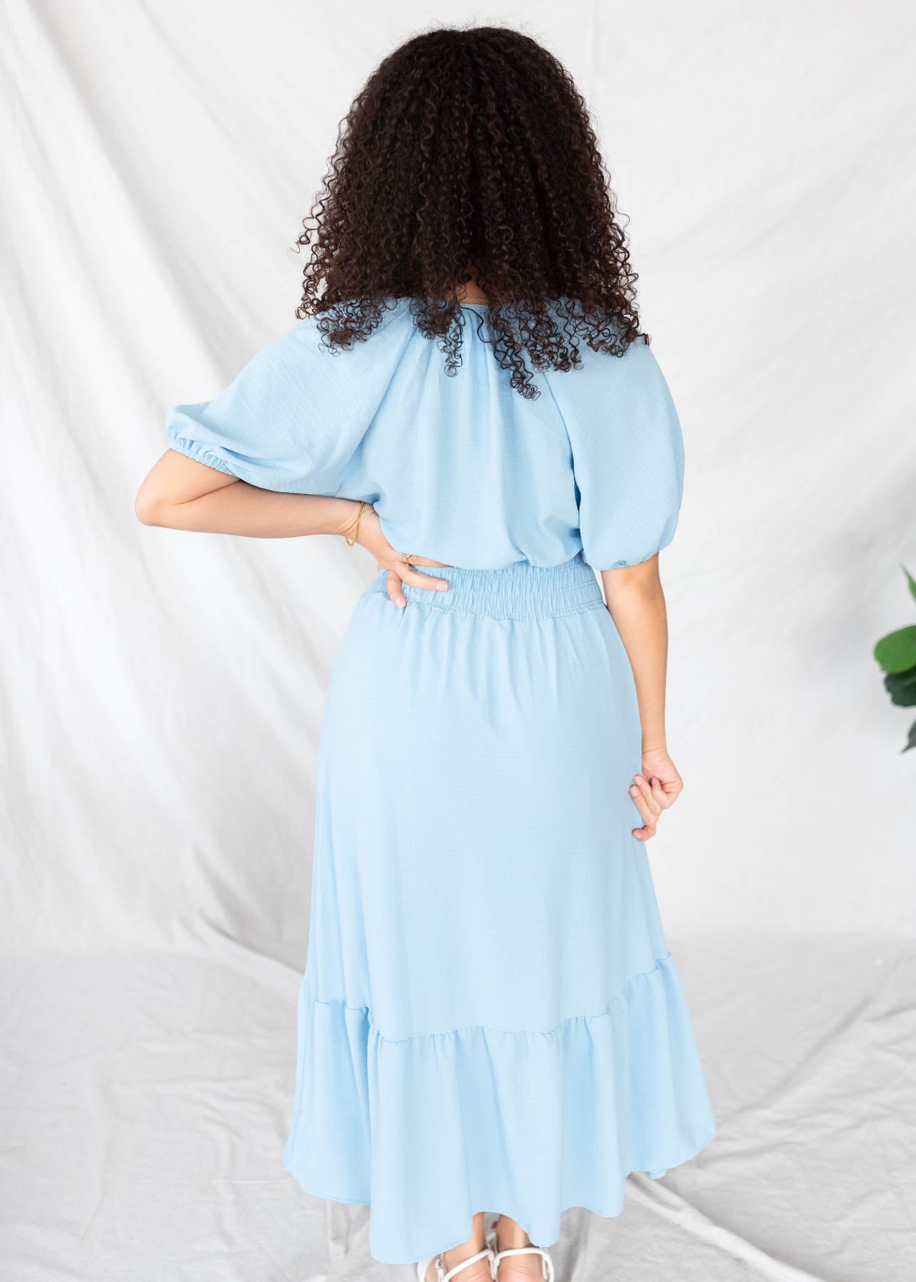 Becca Blue Tie Dress