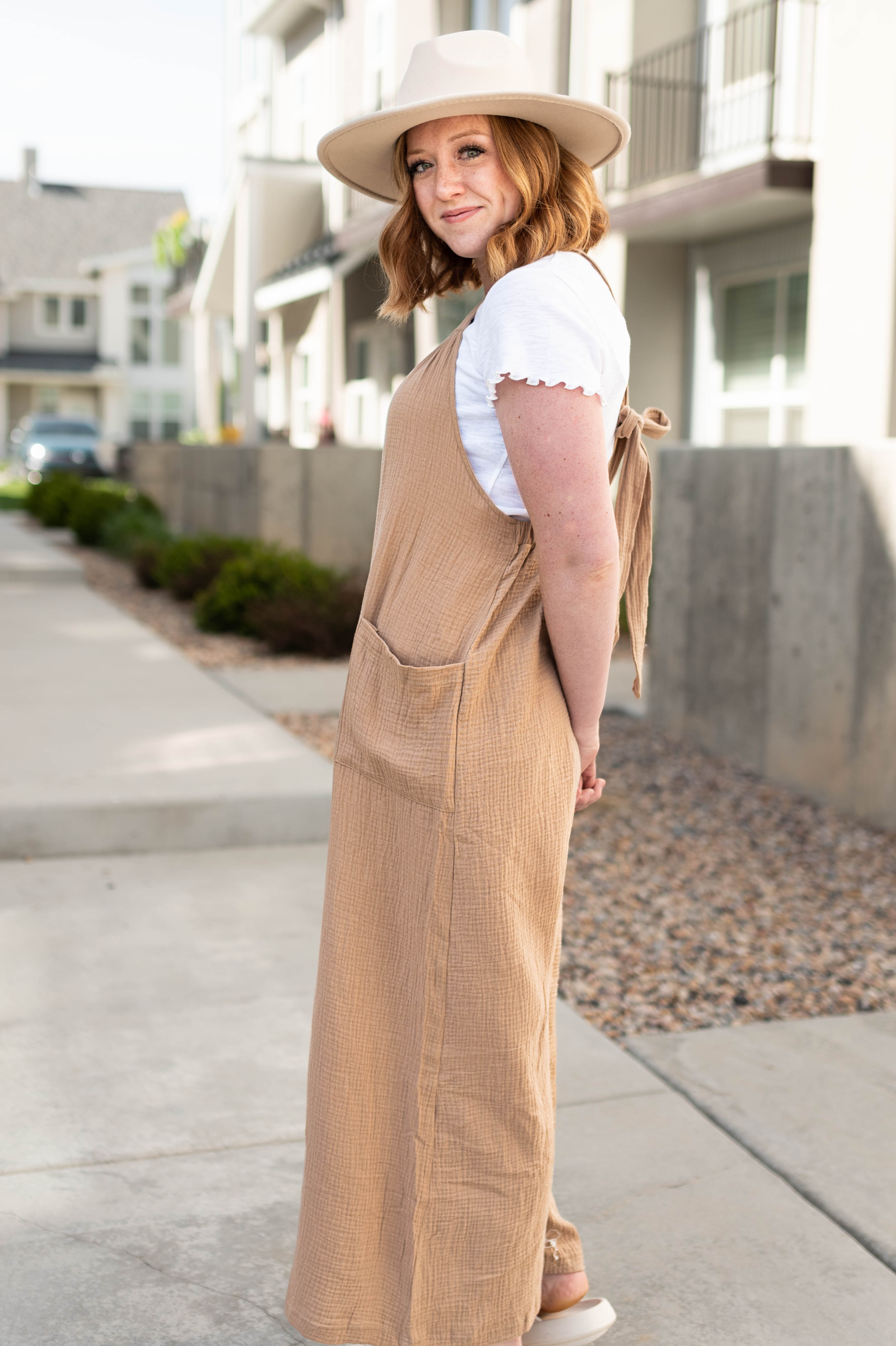 Bellamy Taupe Jumpsuit