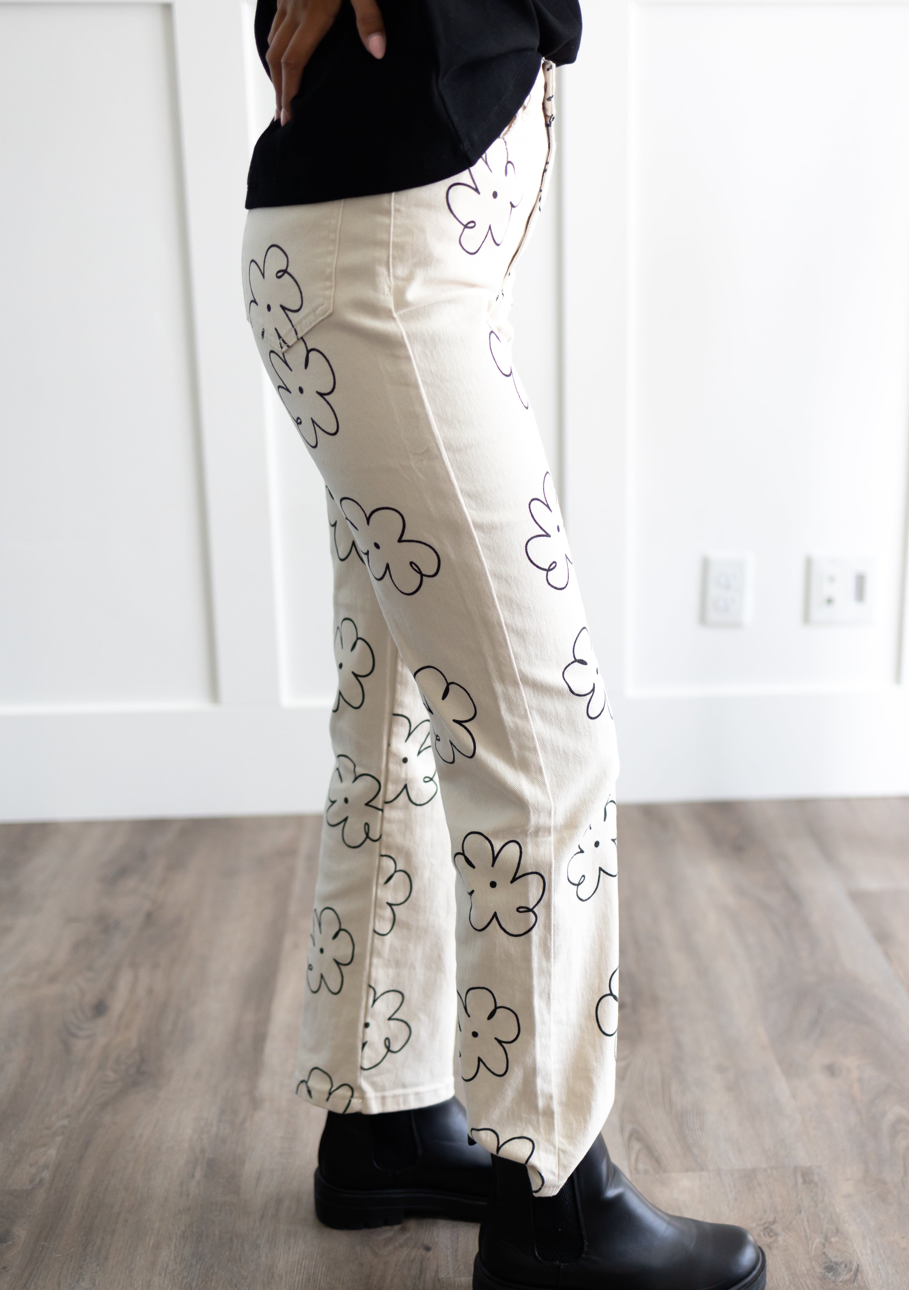 Bexley Ivory Floral Pants