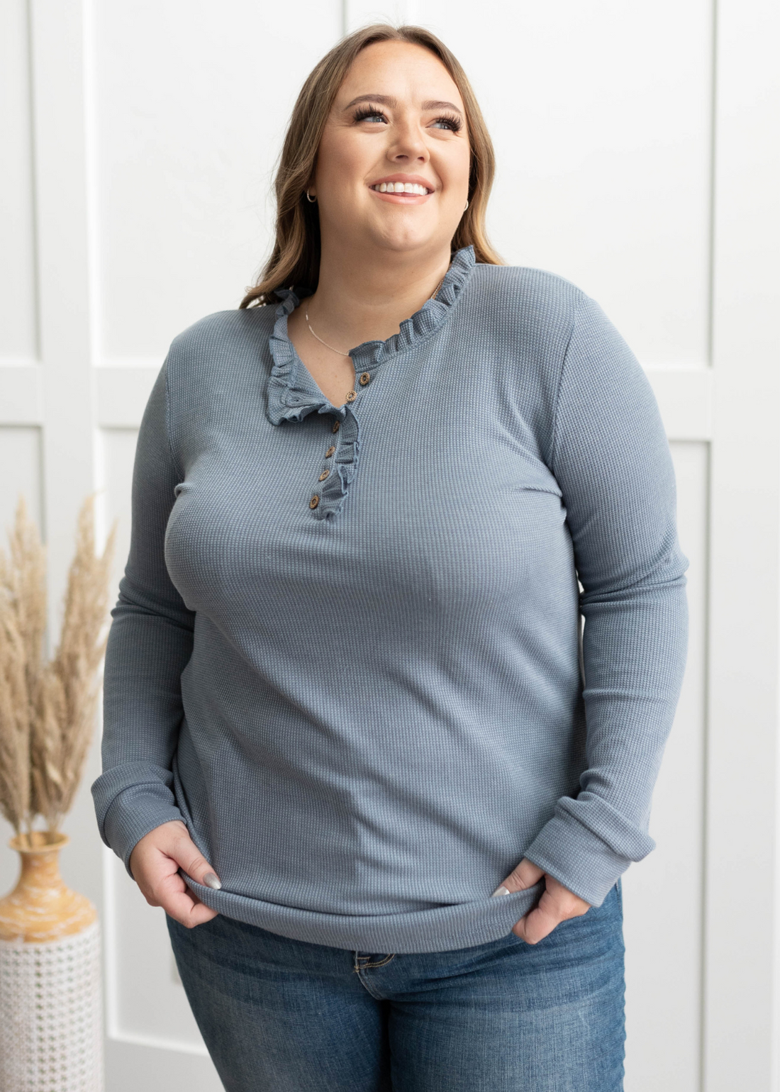 Bianca Blue Knit Top