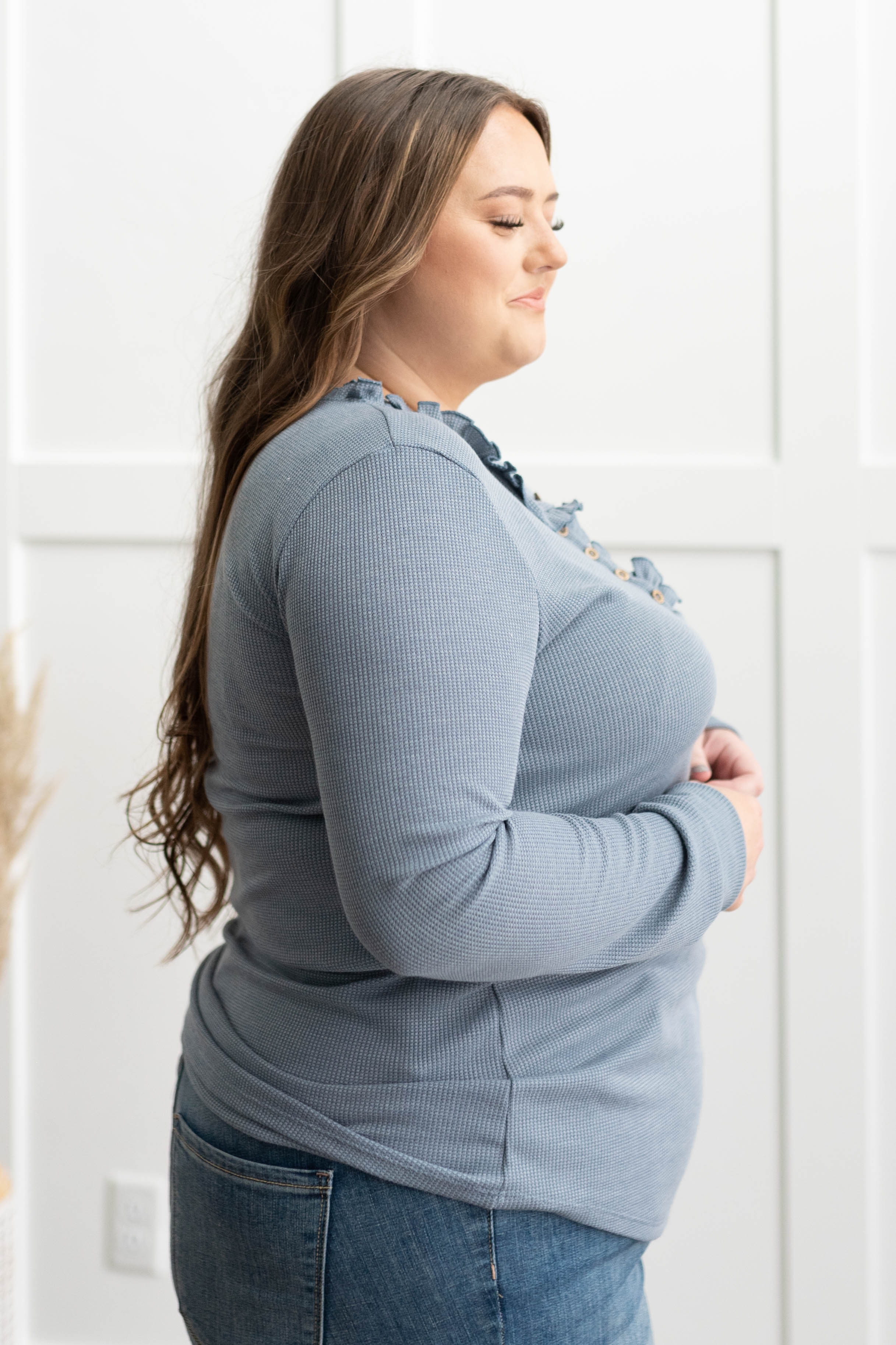Bianca Blue Knit Top