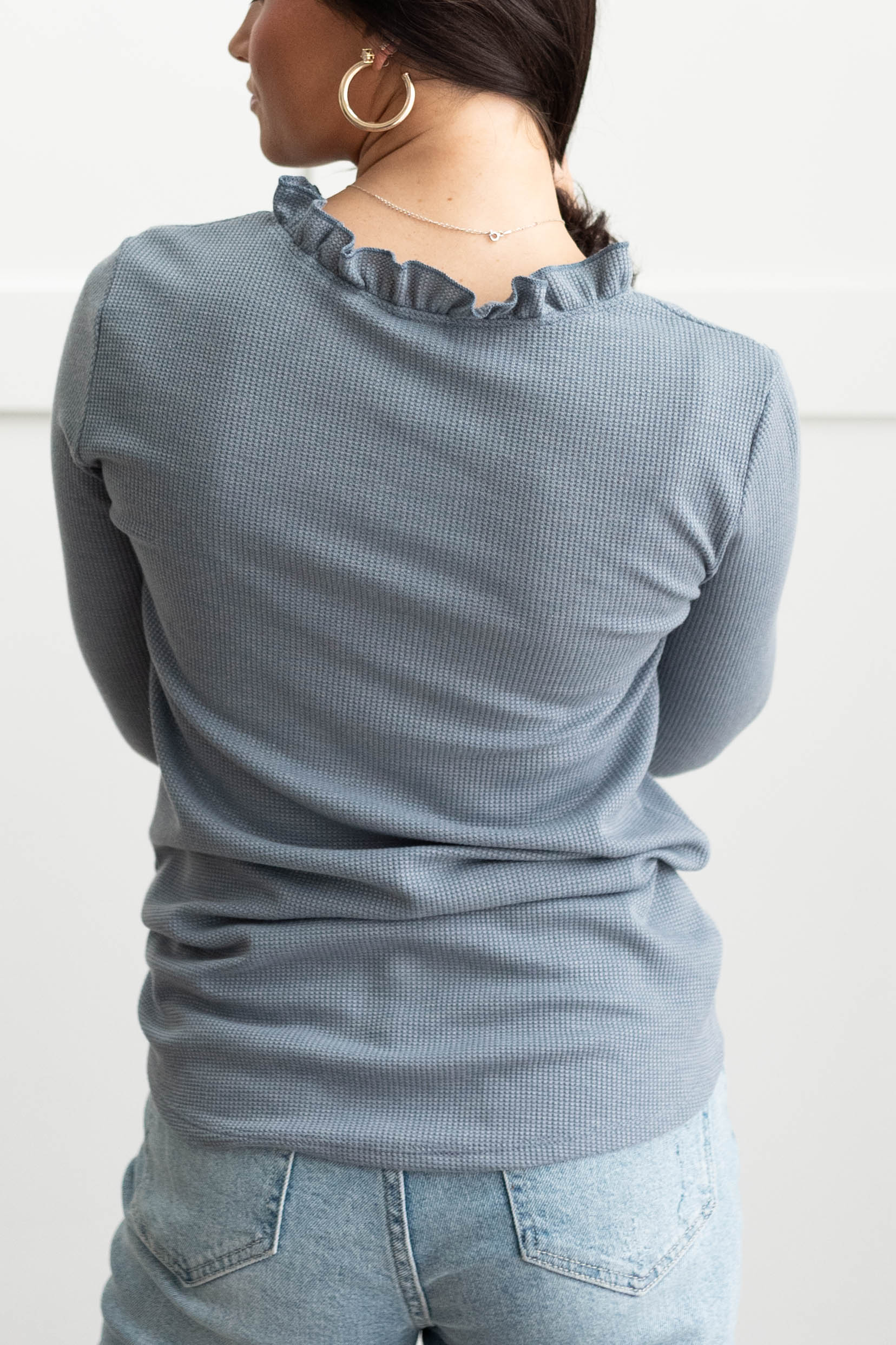 Bianca Blue Knit Top