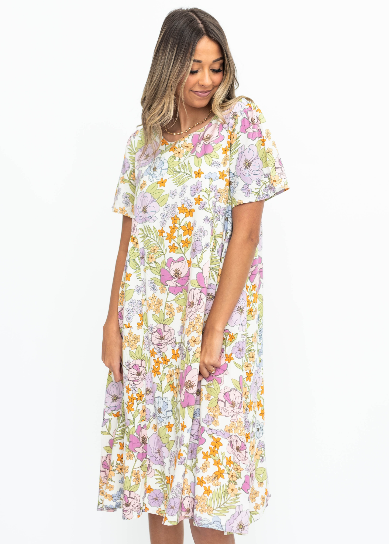 Bonnie Ivory Floral Dress