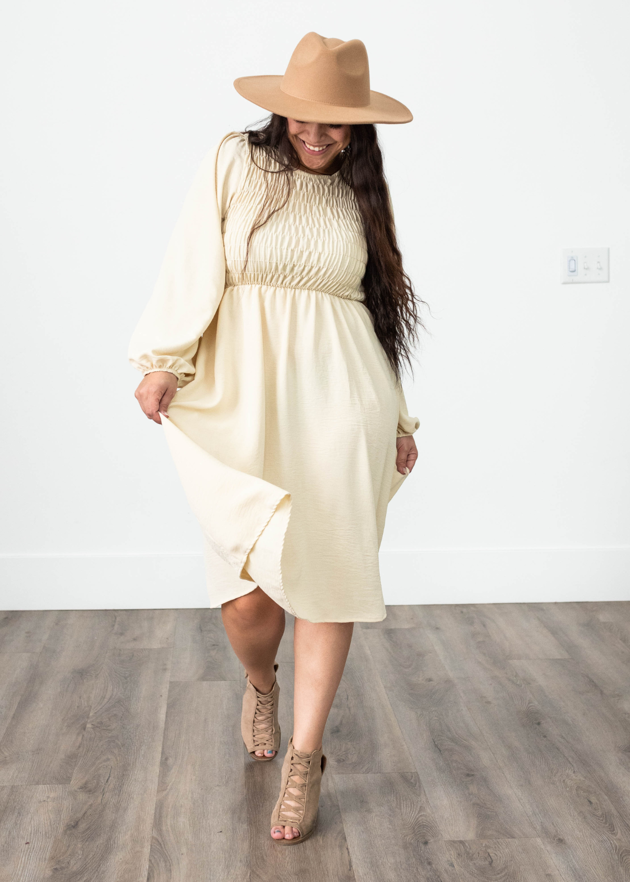 Breesa Cream Dress