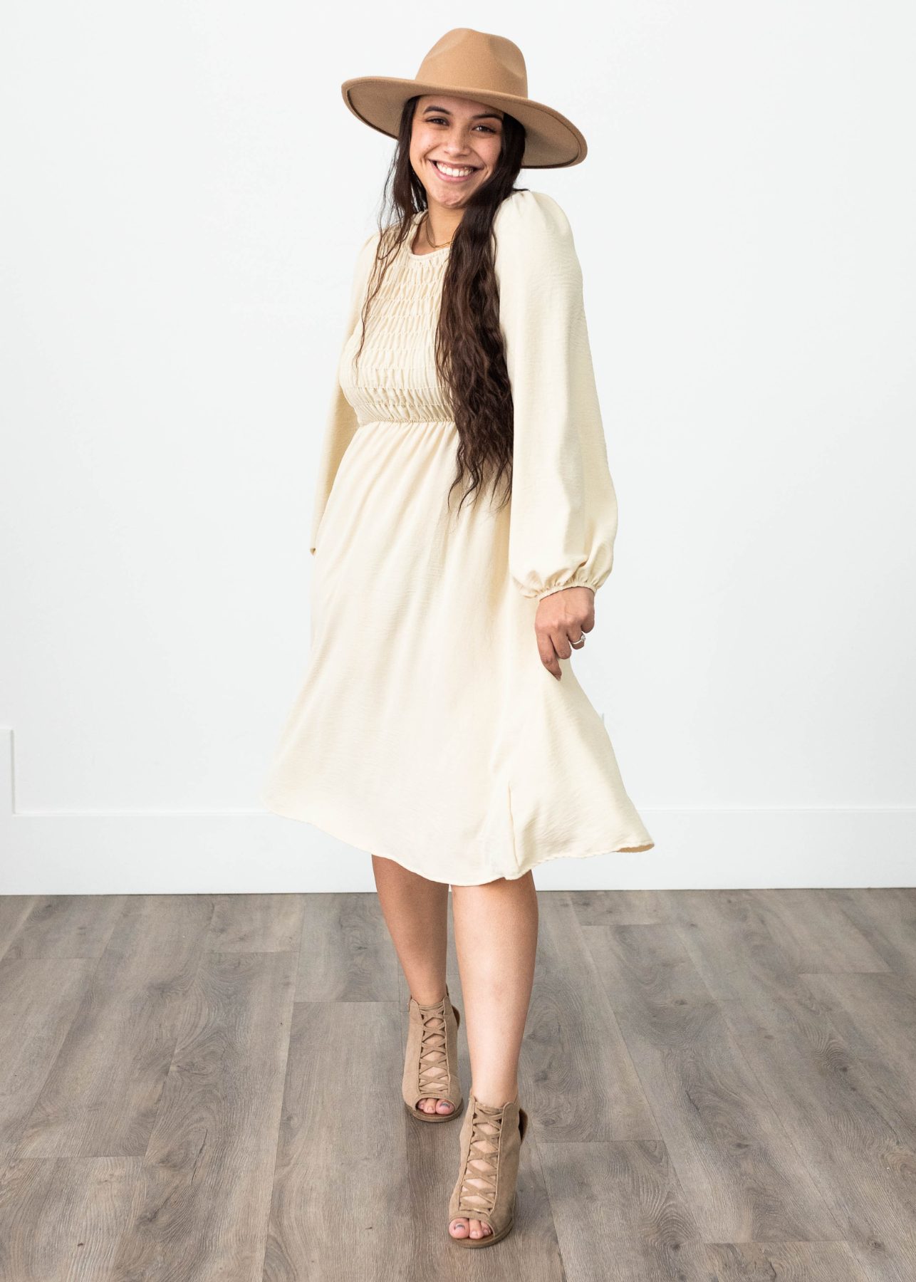 Breesa Cream Dress