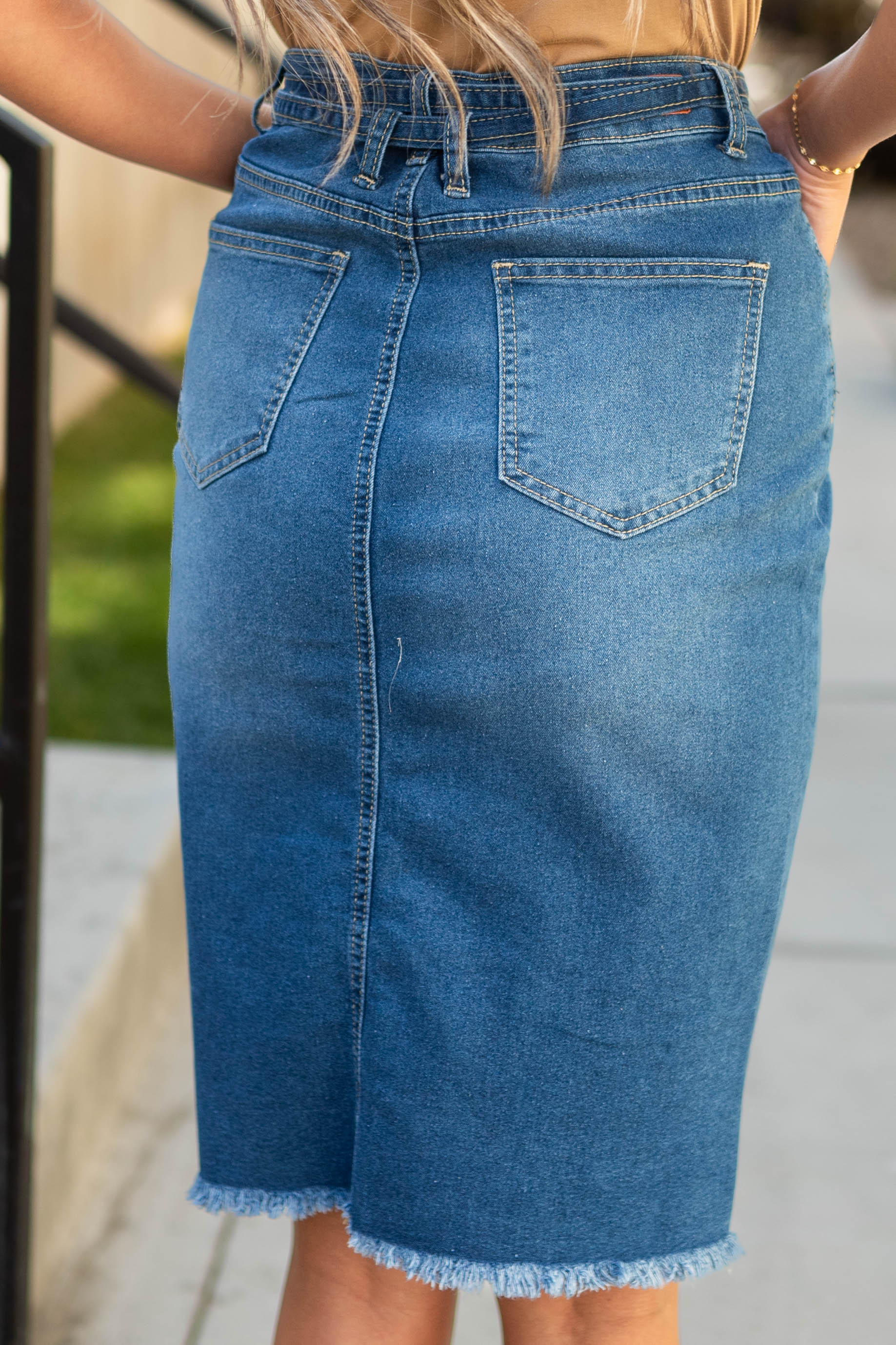 Bria Indigo Skirt