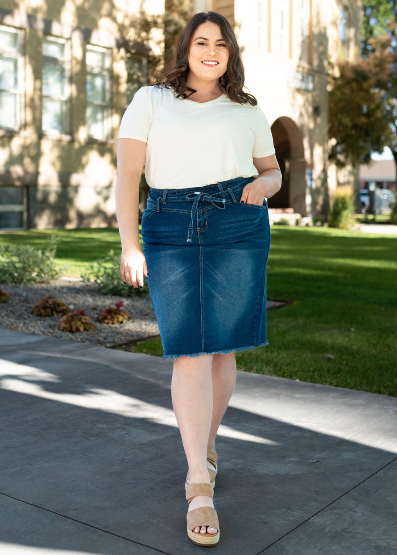 Bria Indigo Skirt