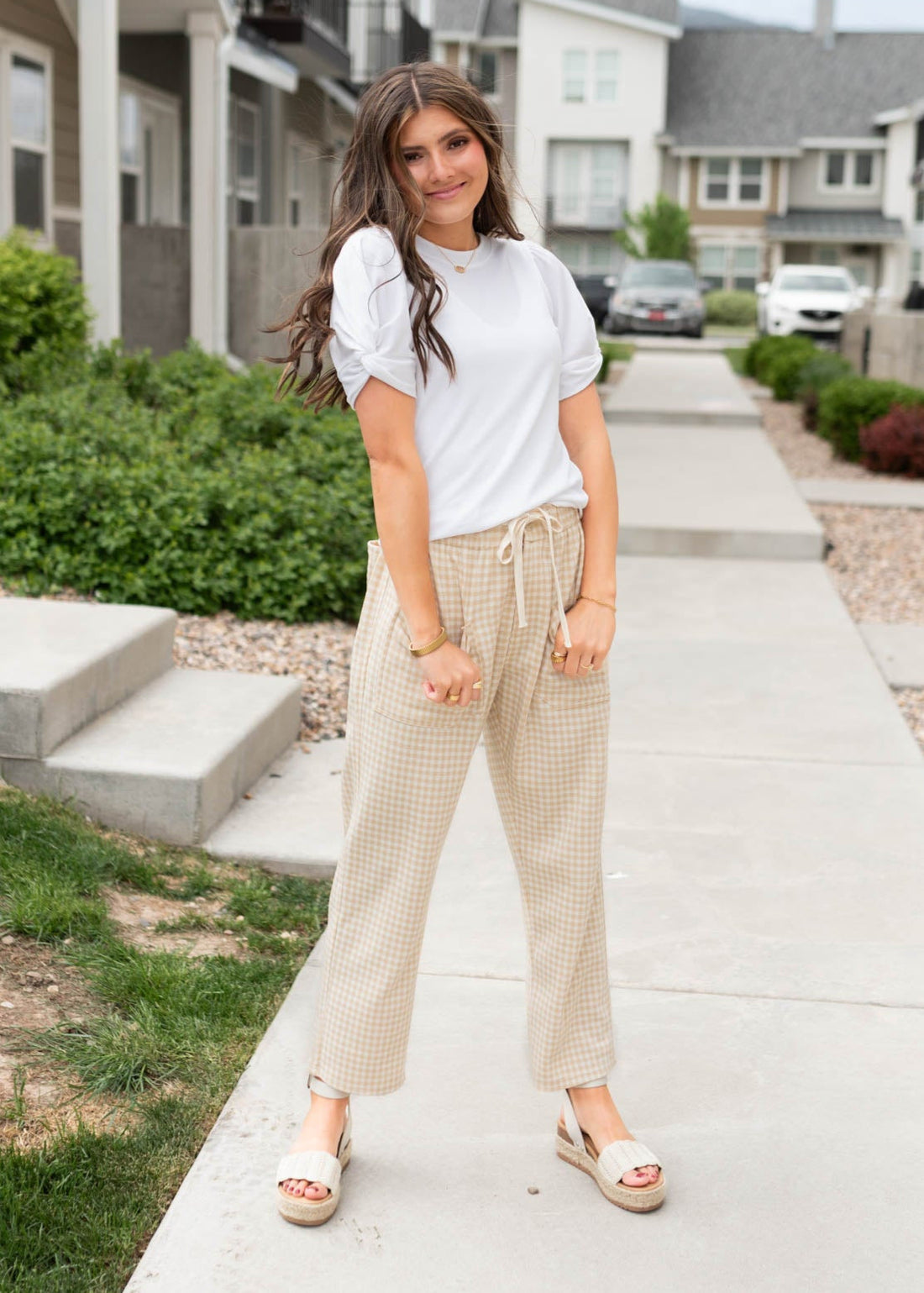 Brie White Puff Sleeve Top