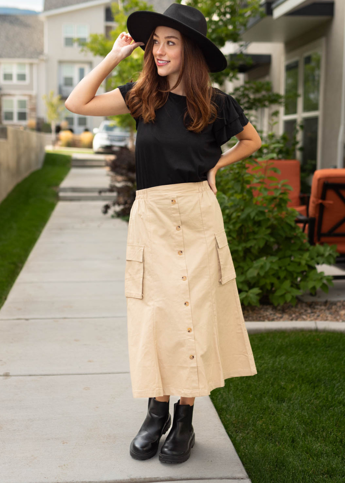 Bristol Beige Skirt