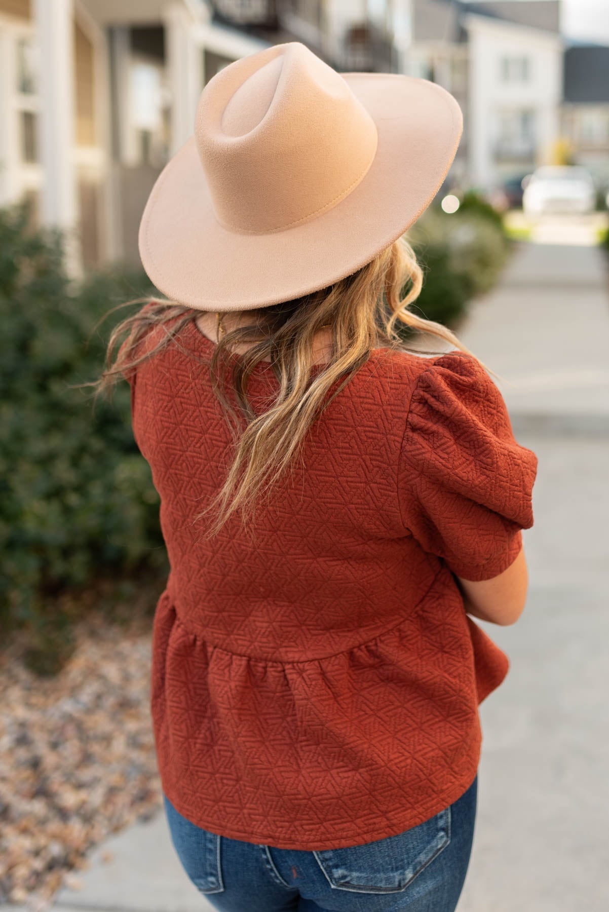 Britton Auburn Tiered Shirt