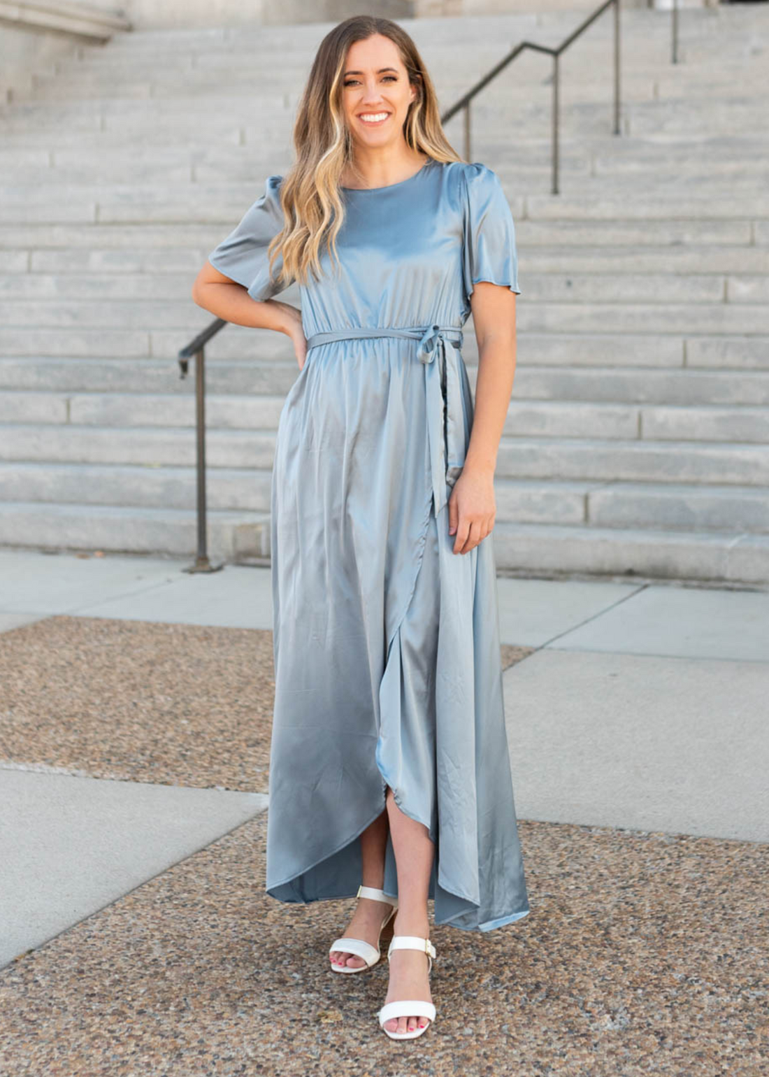 Cambrie Blue Dress