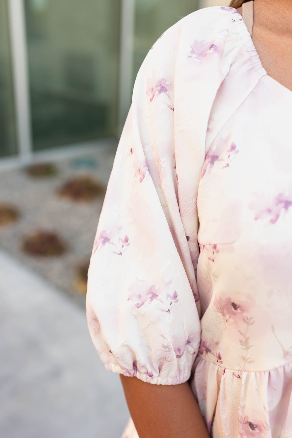 Camilla Lavender Blush Floral Dress