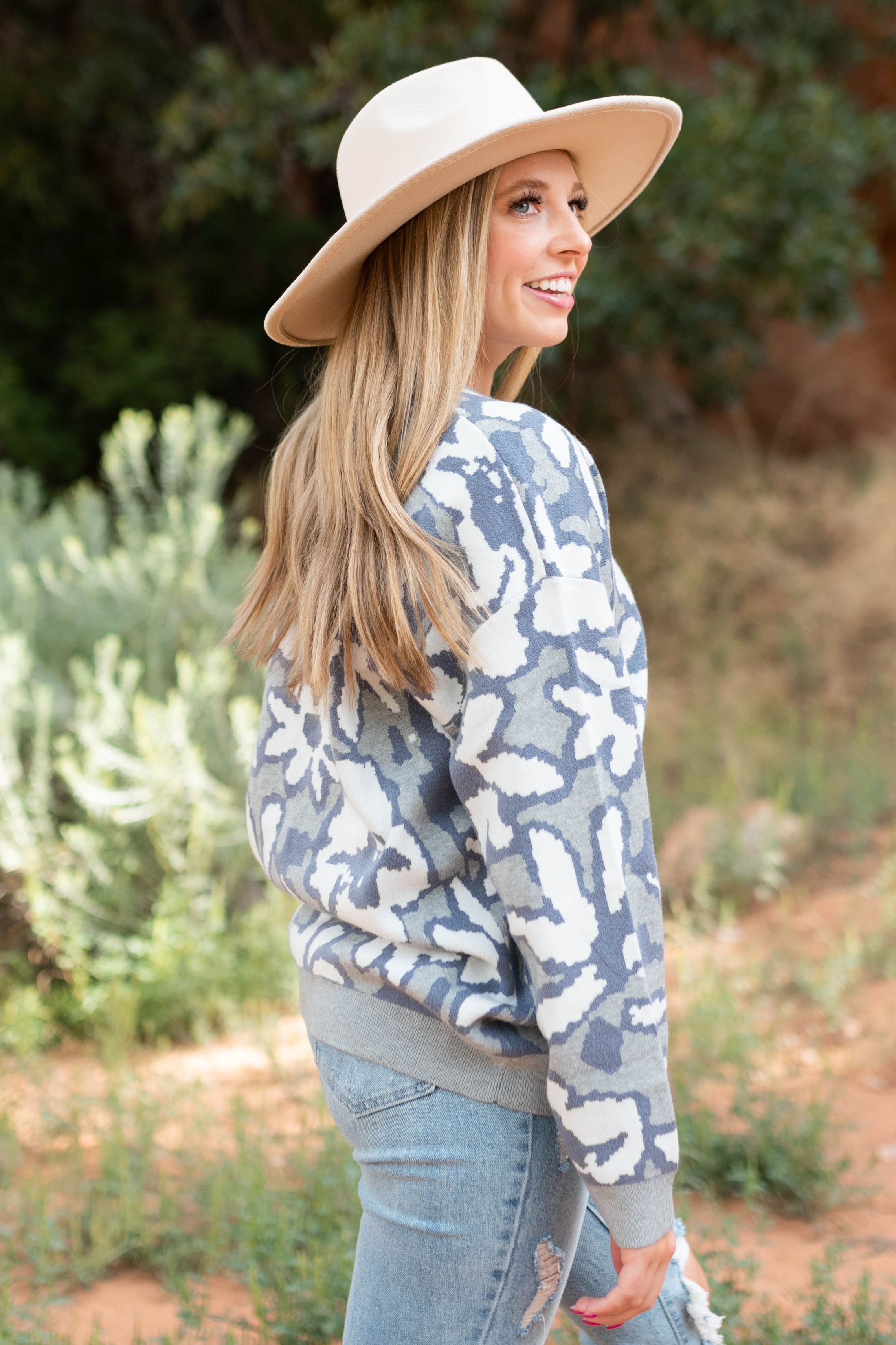 Carmela Grey Sweater