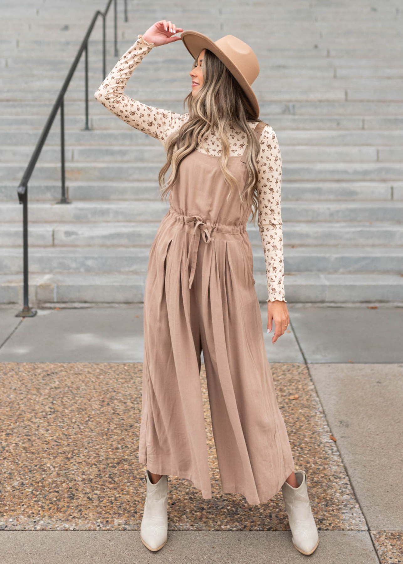 Carolyn Mocha Jumpsuit