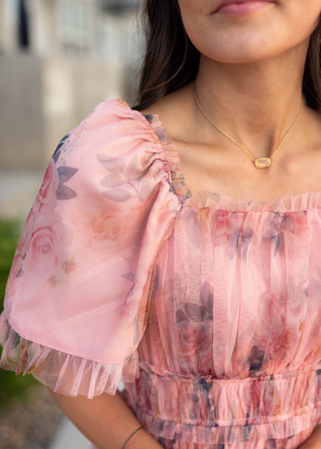 Celeste Pink Floral Dress