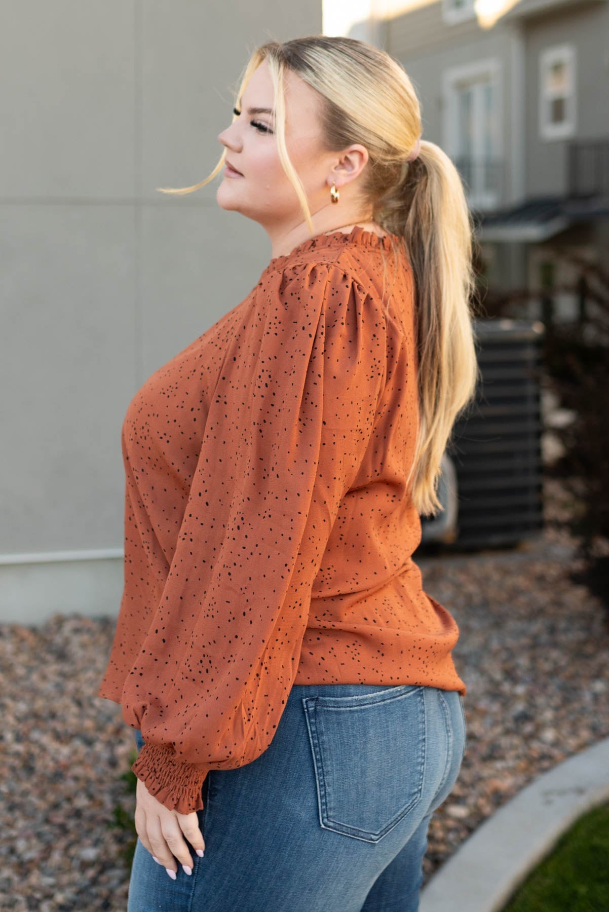 Celine Rust Top