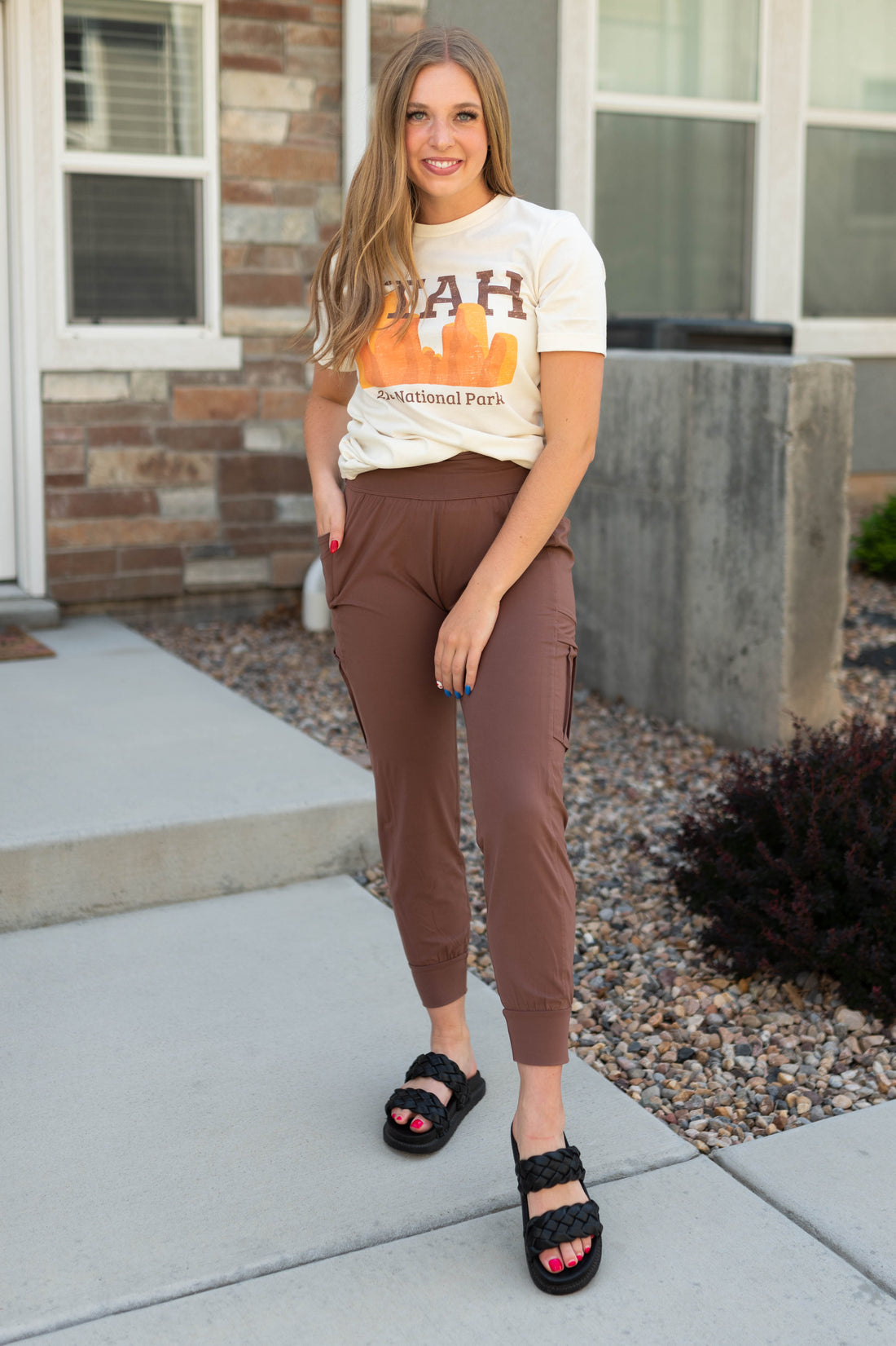 Charleigh Smoky Topaz Joggers
