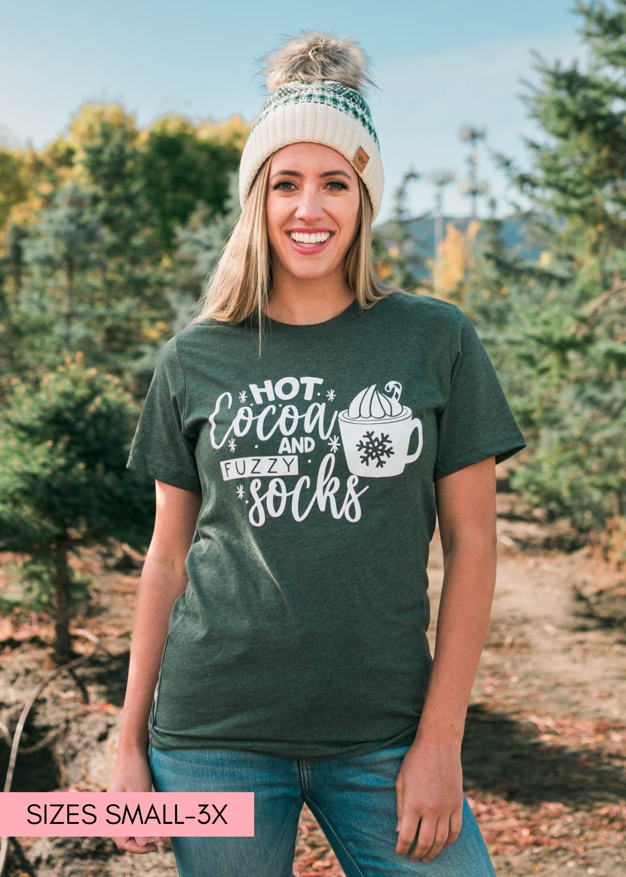 Christyn Hot Cocoa and Fuzzy Socks T-Shirt