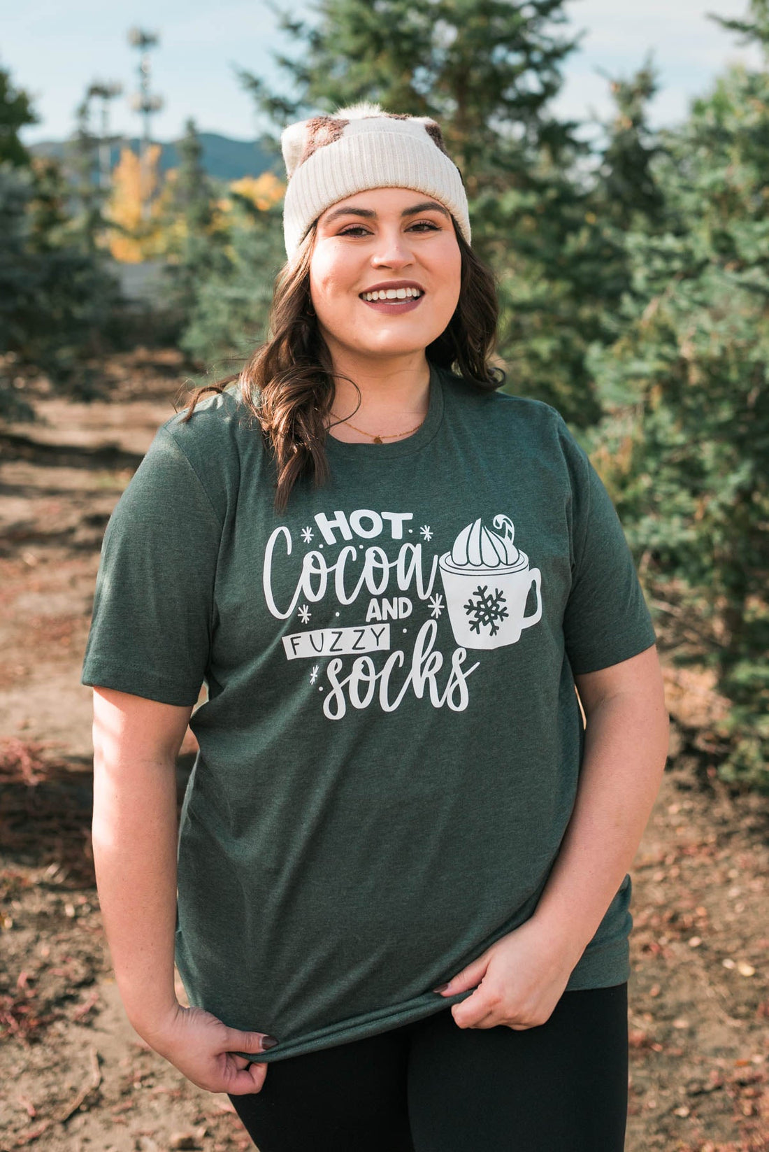 Christyn Hot Cocoa and Fuzzy Socks T-Shirt