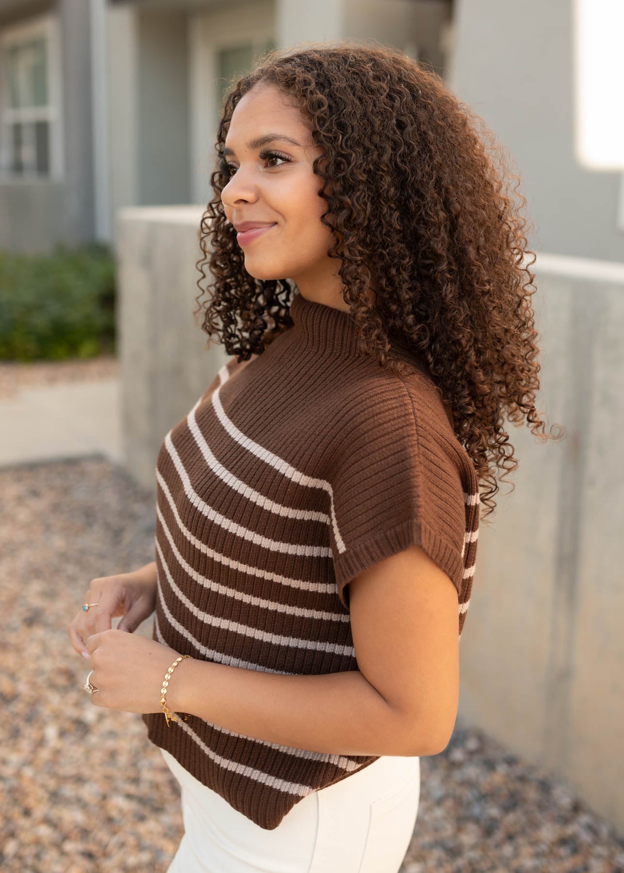 Claire Hazelnut Sweater