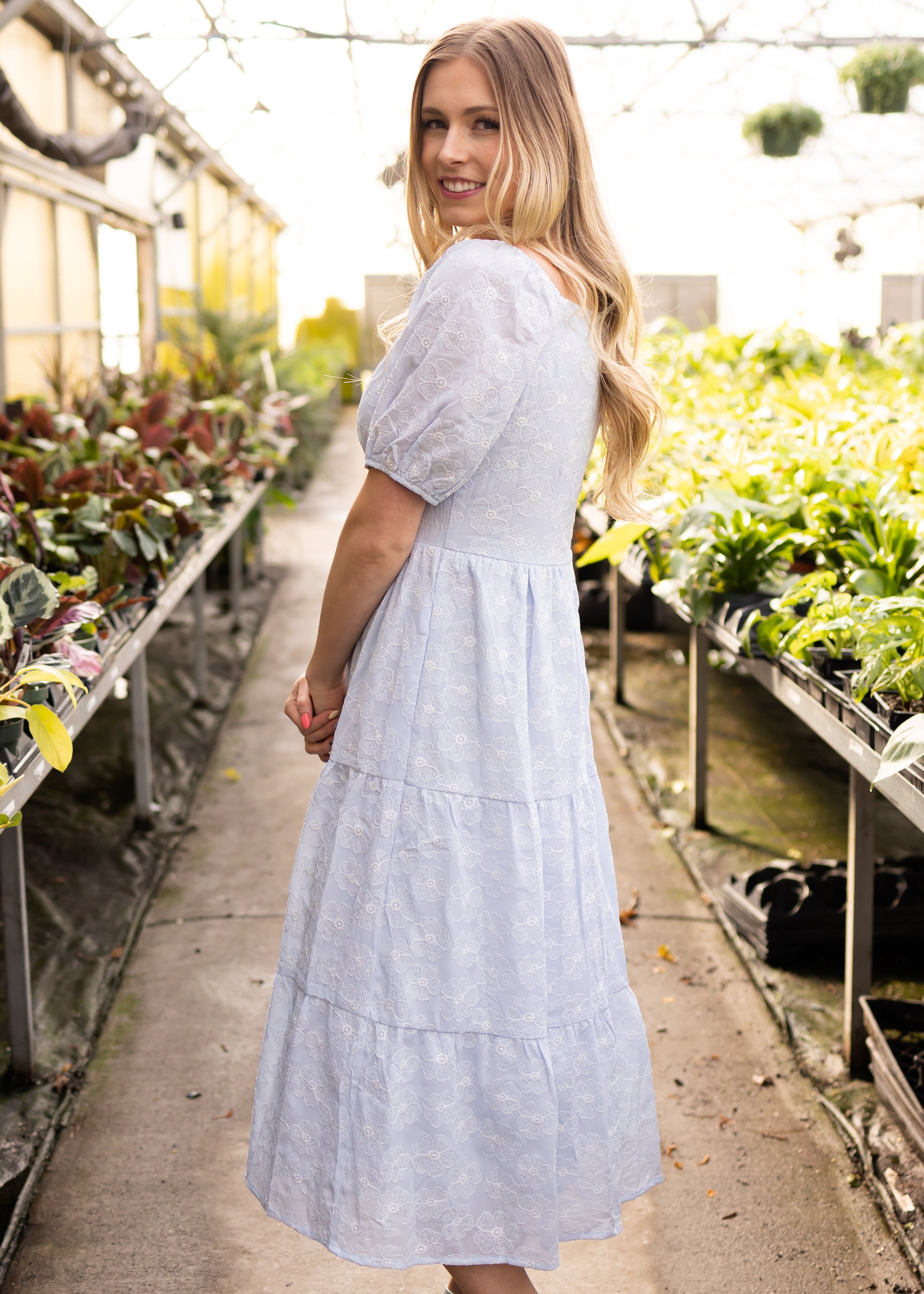 Clara Light Blue Dress