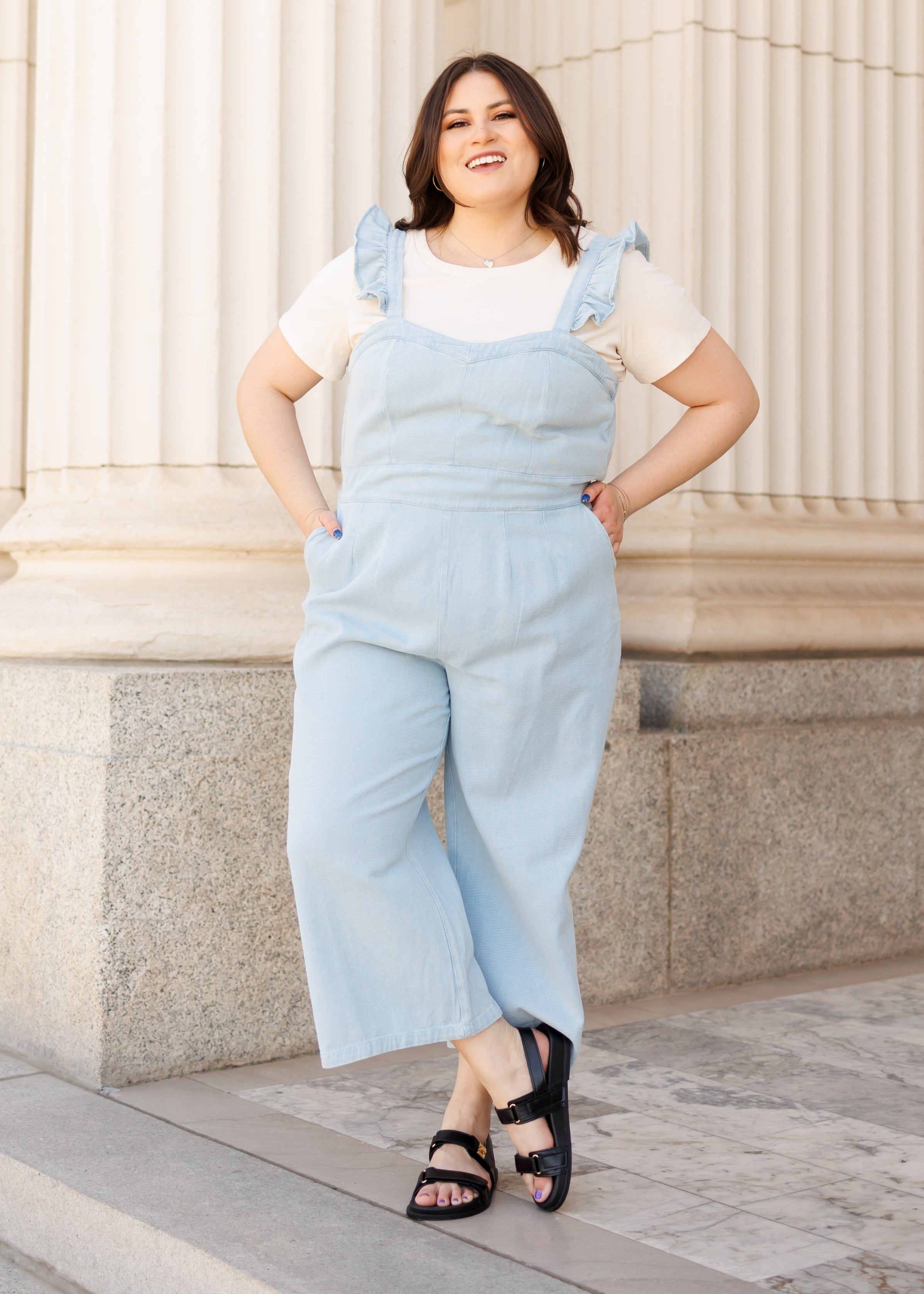 Clover Denim Jumpsuit
