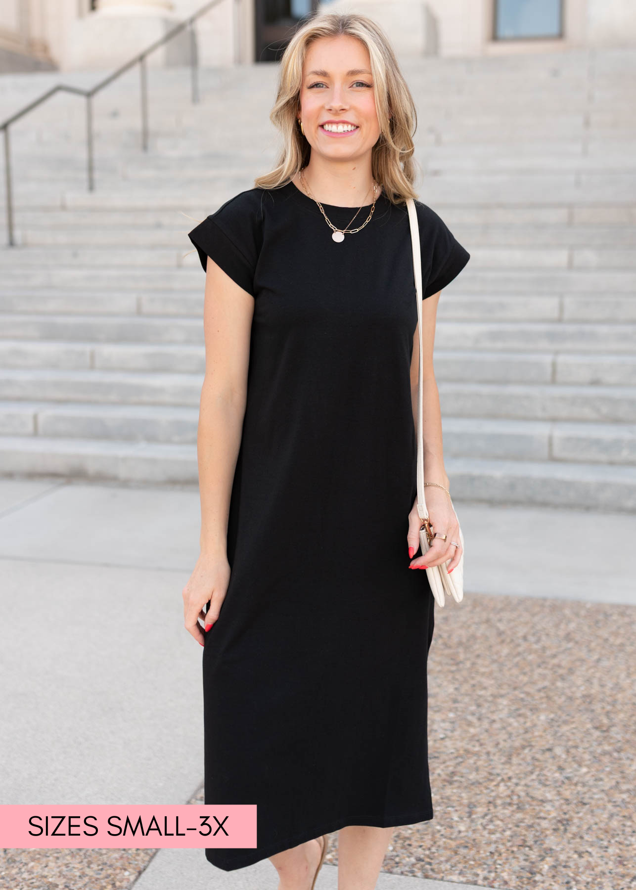 Colleen Carbon Black Dress